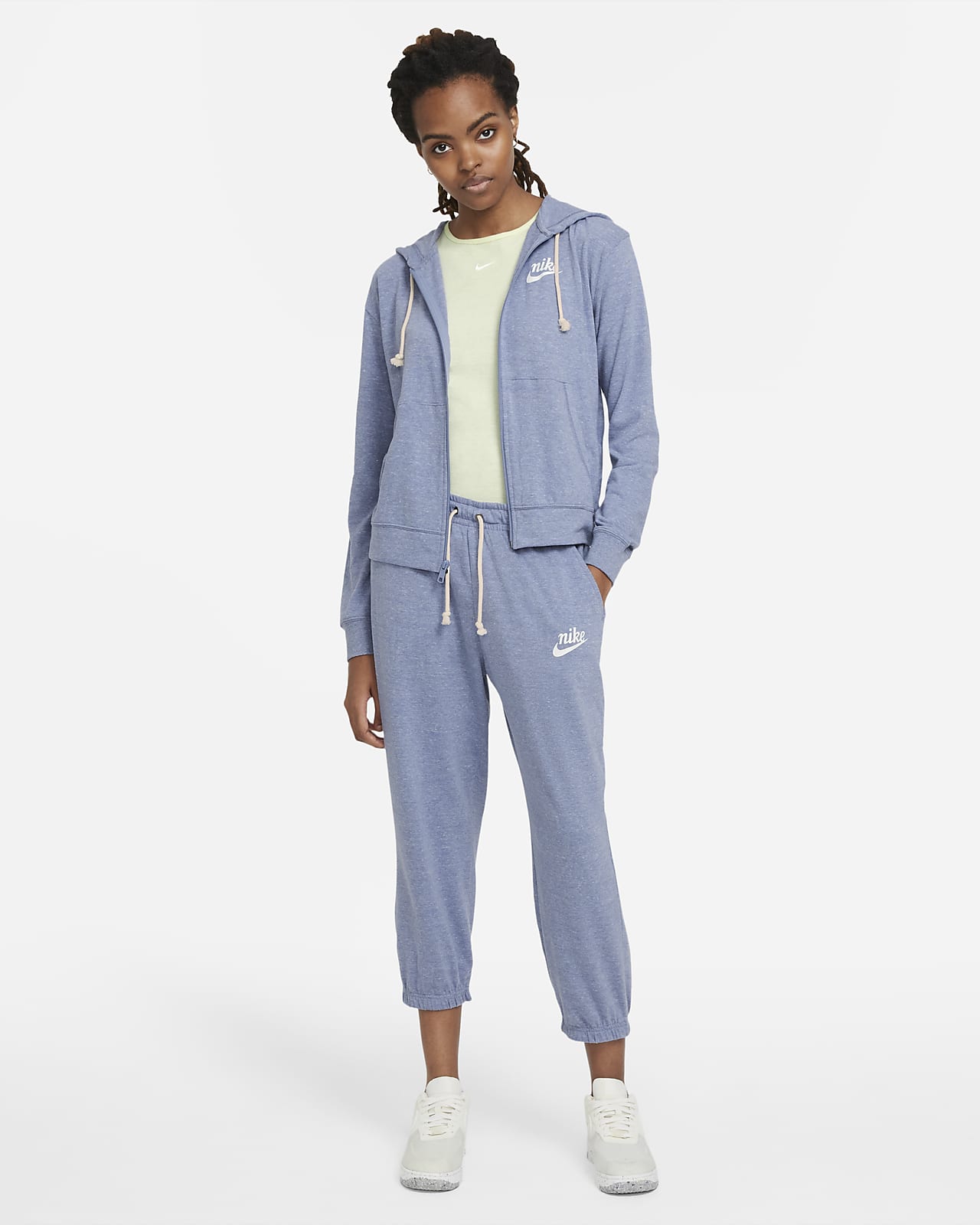 Pantalones capri de de tiro medio para mujer Nike Sportswear Gym Vintage.  Nike.com