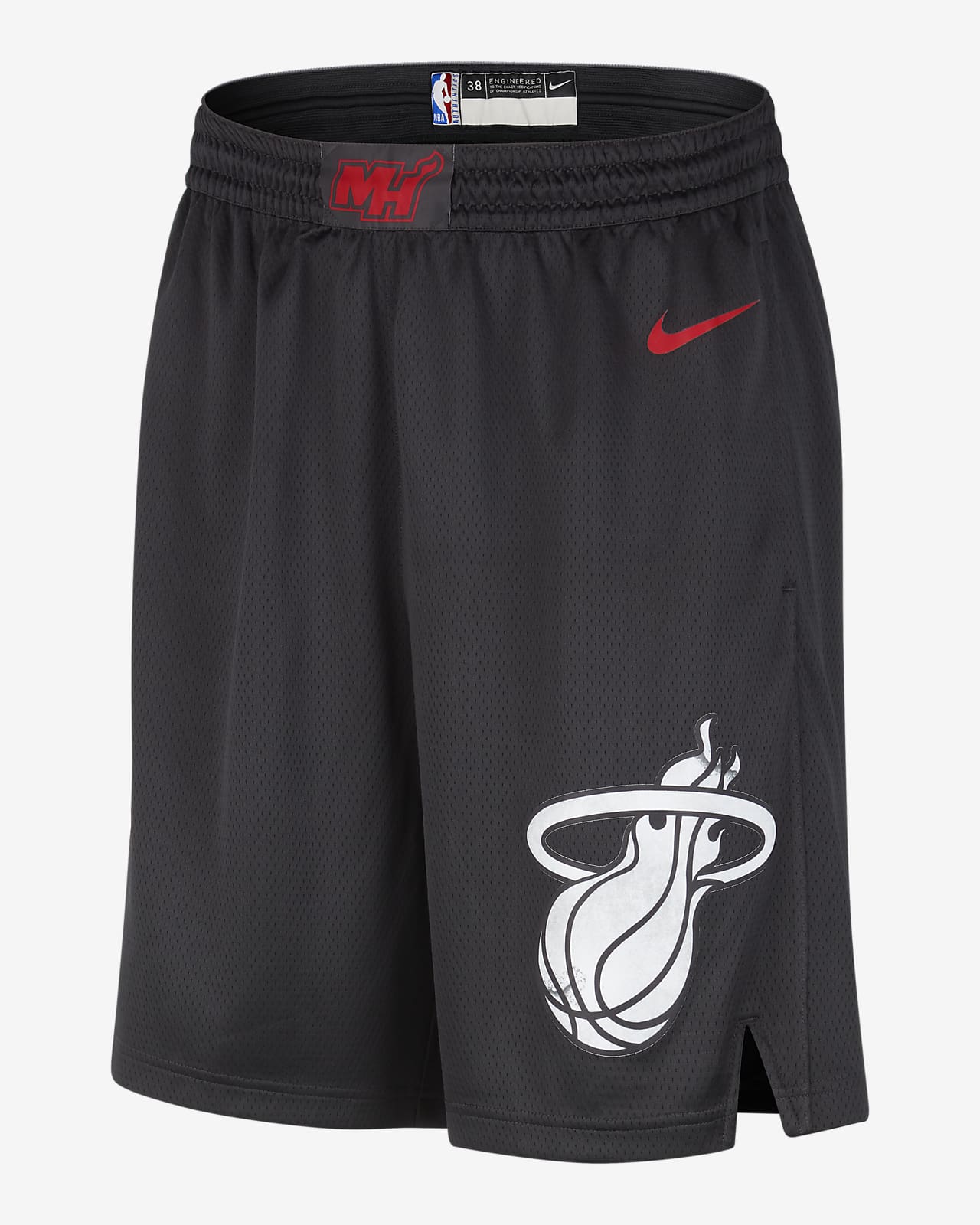 Miami Heat 2023/24 City Edition Nike Dri-FIT NBA Swingman-shorts til herre