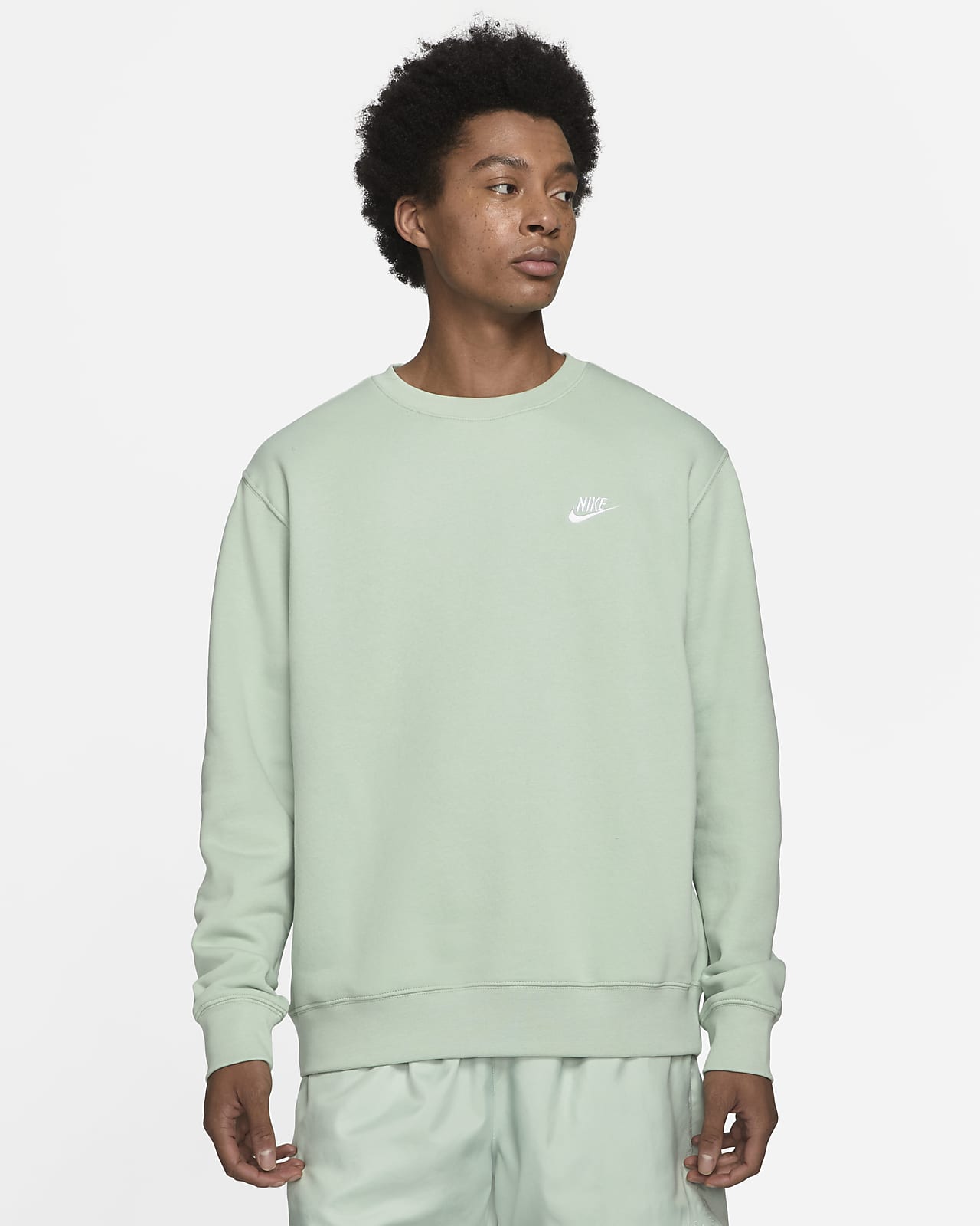 men's nike sportswear club fleece embroidered hoodie