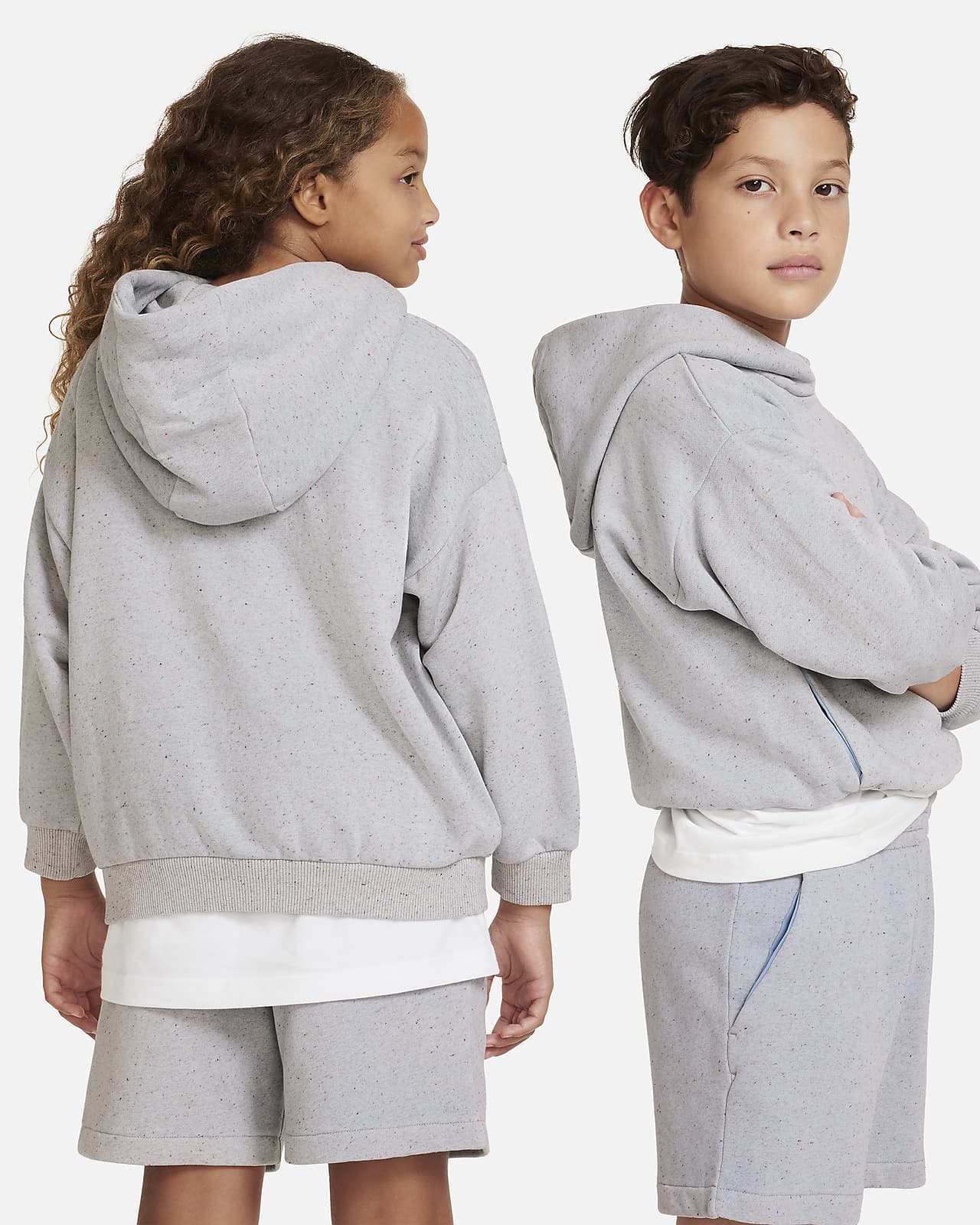 Nike Sportswear Icon Fleece Older Kids' Oversized Pullover Hoodie. Nike GB