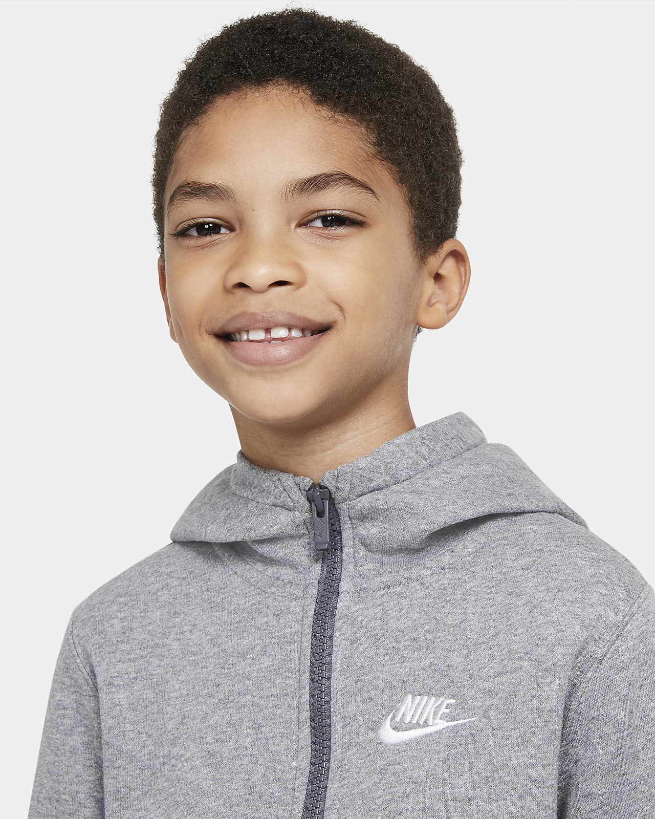 Nike Sportswear Club Older Kids' (Boys') 1/2-Zip Hoodie. Nike NZ