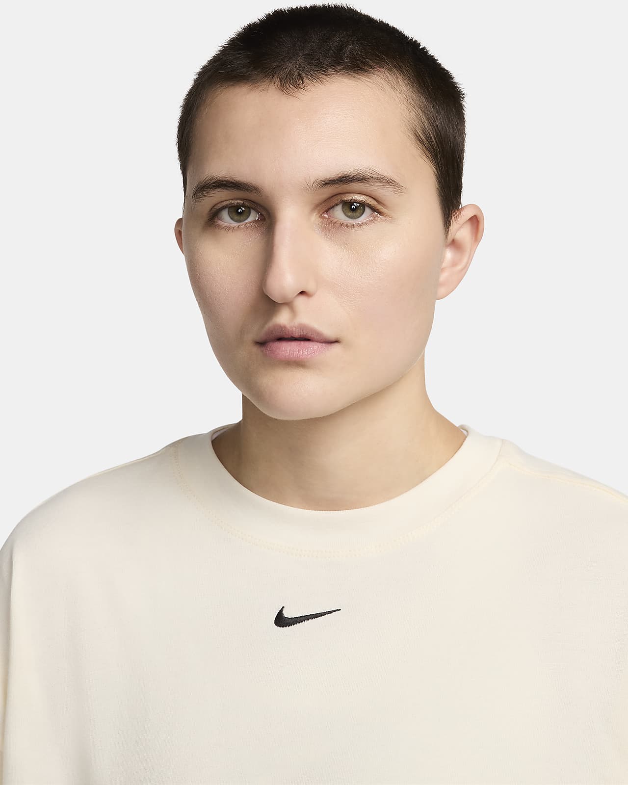 Nike Womens Sportswear Essential Tee (Plus Size) Neutral XXL