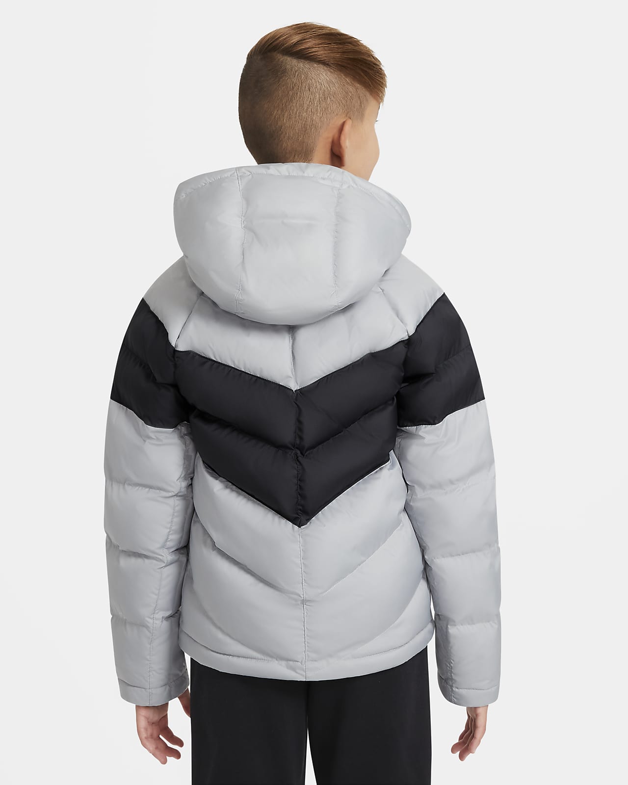 kids black nike coat