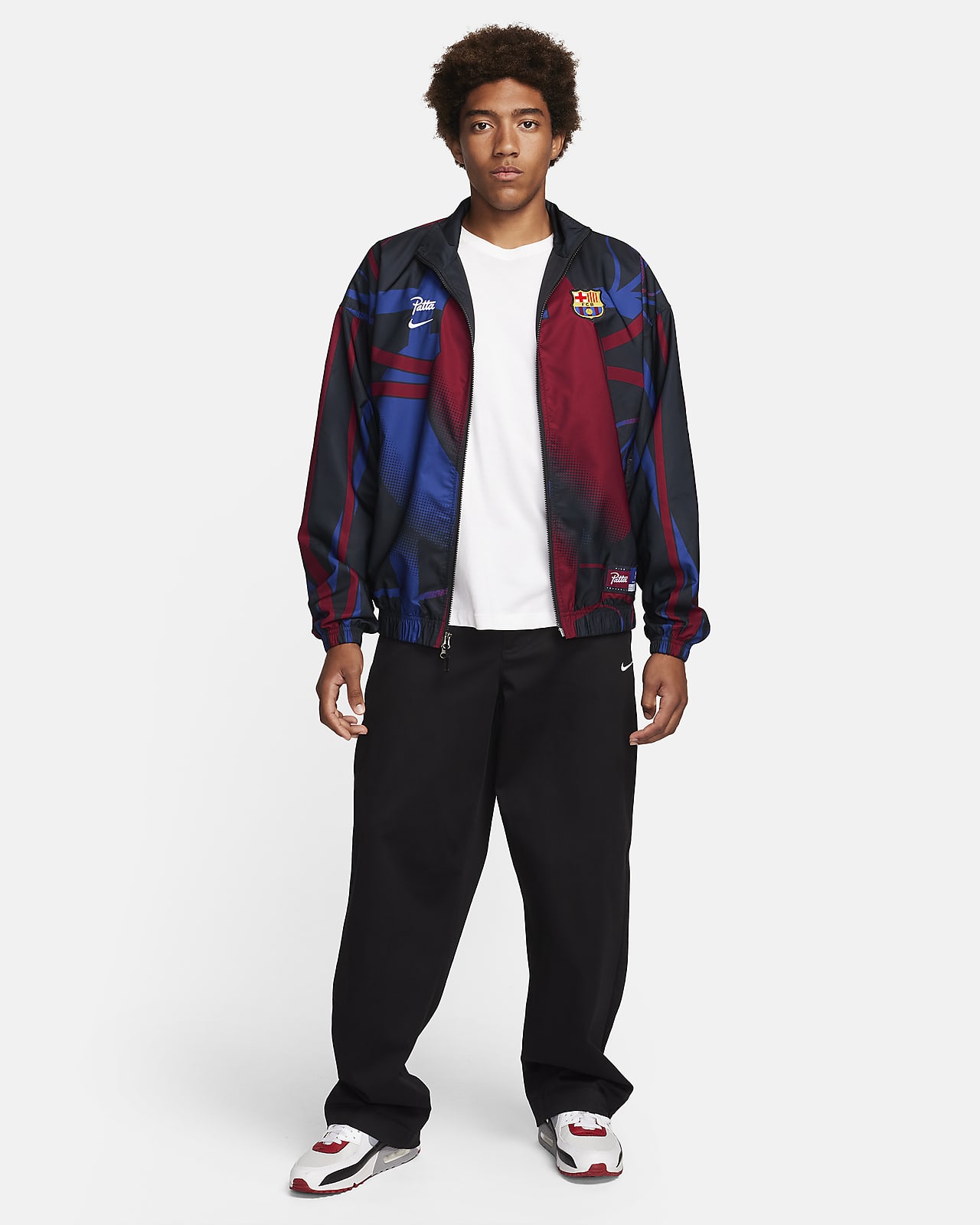 F.C. Barcelona x Patta Men's Nike Football Tracksuit Jacket. Nike LU