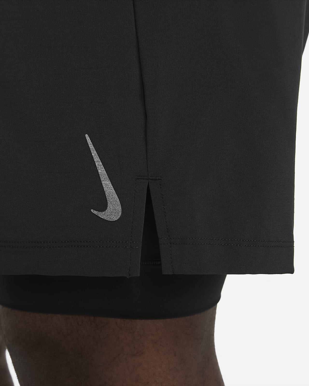 nike yoga shorts black
