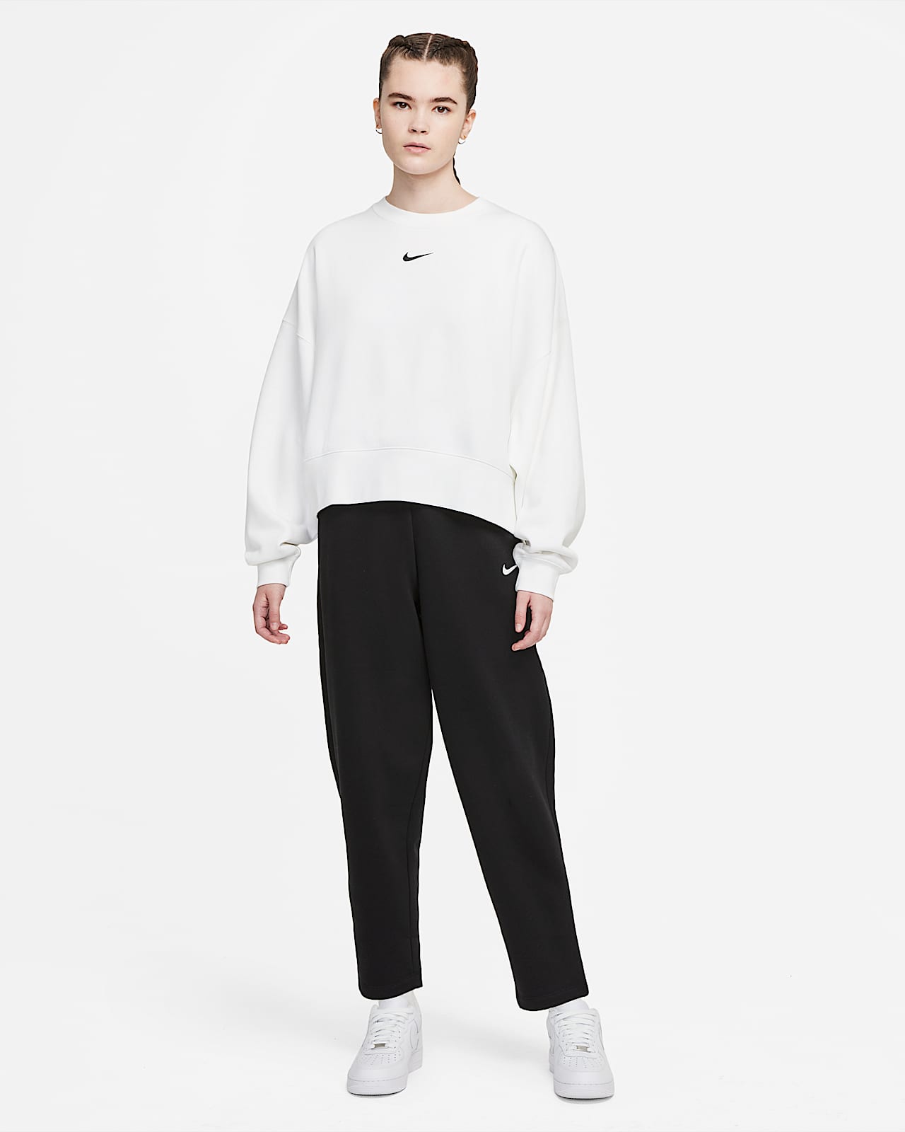 nike women's sportswear collection essentials curve fleece pants