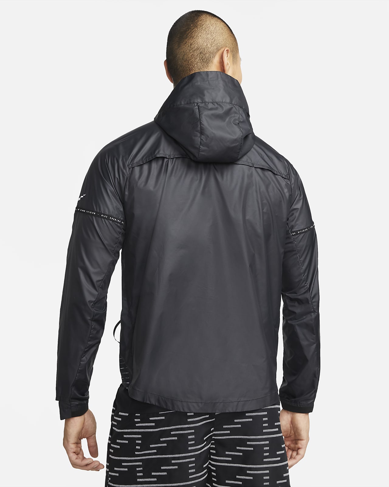 nike padded running jacket