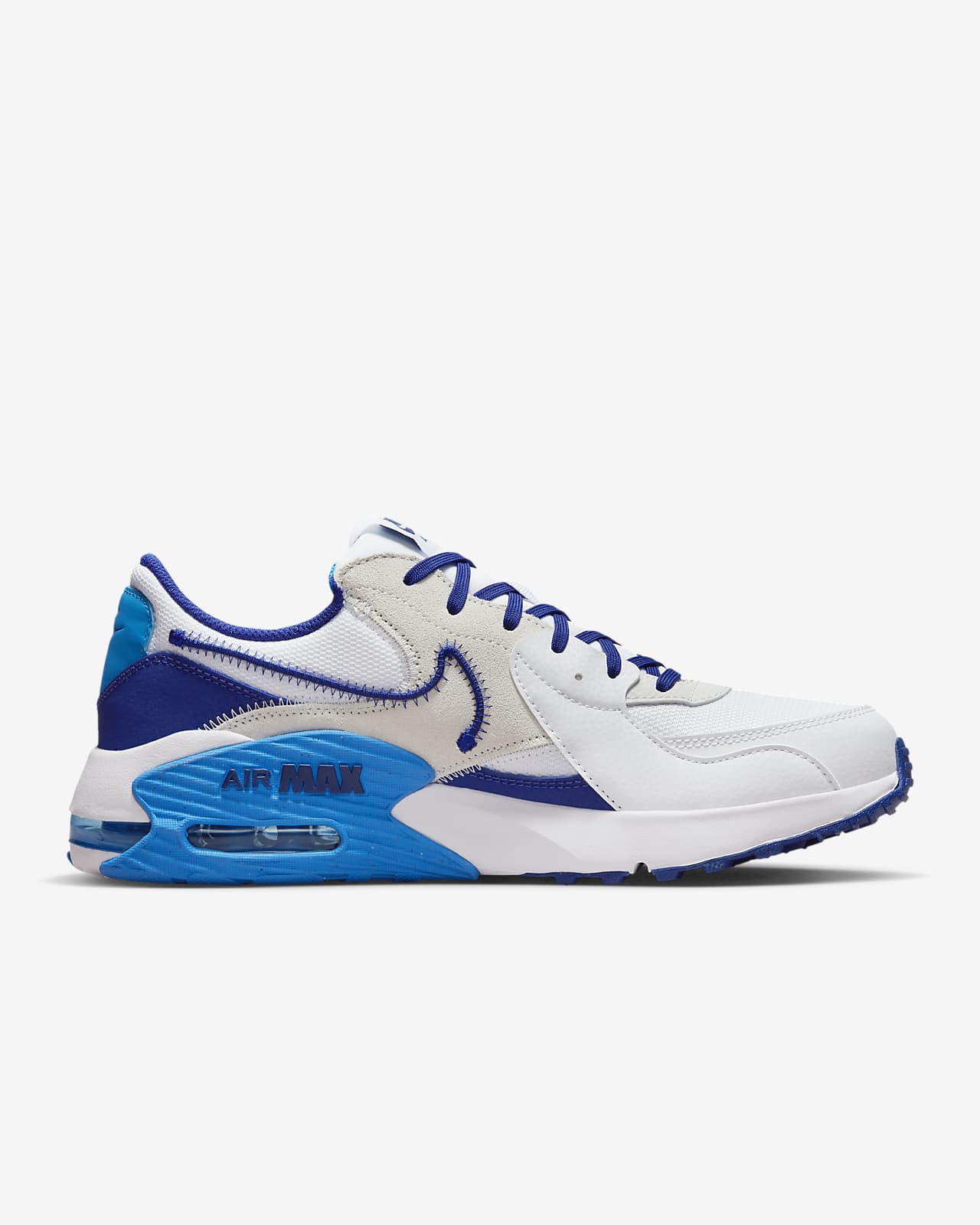 nike white and blue shoes