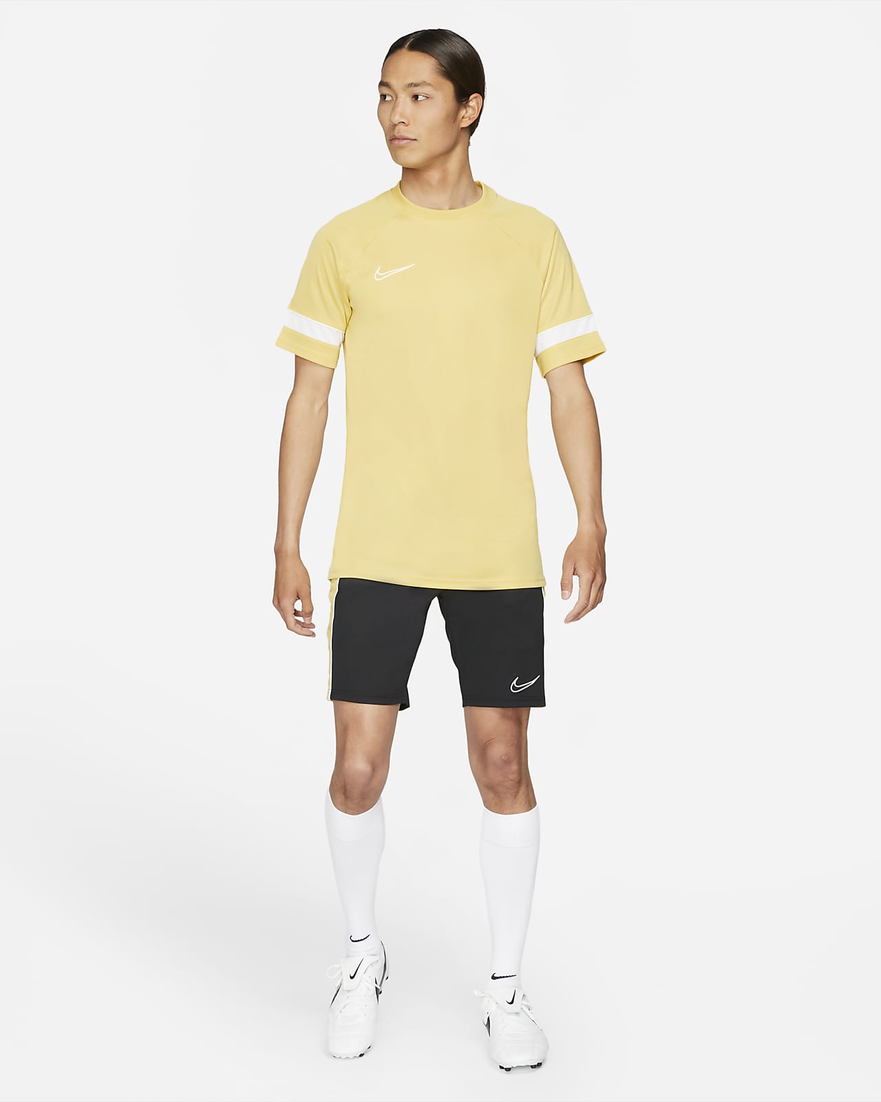men's nike white soccer shorts