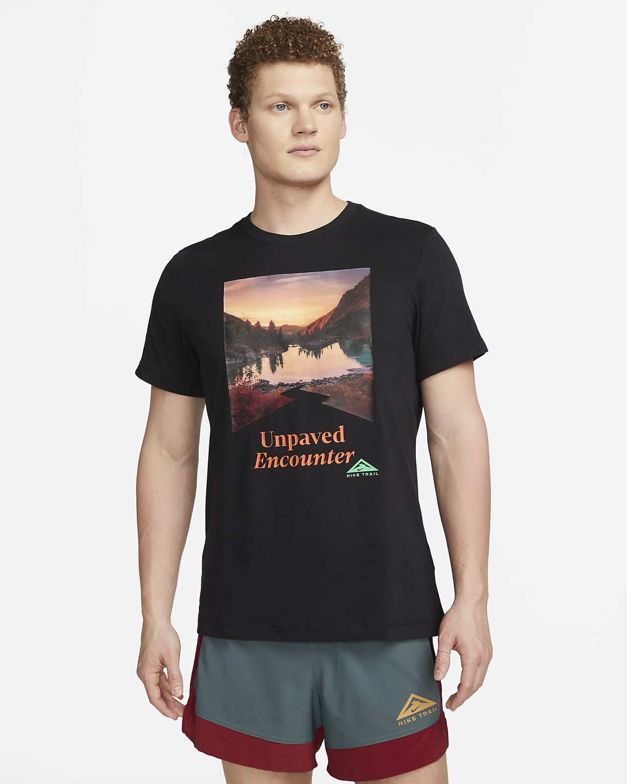 Tee-shirt De Trail À Manches Courtes Homme Dri Fit NIKE