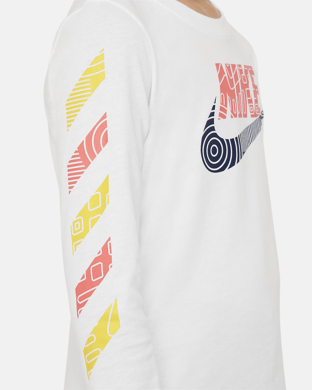 JP Long Hazard Tread Nike Sleeve Tee Nike Futura T-Shirt. Little Kids