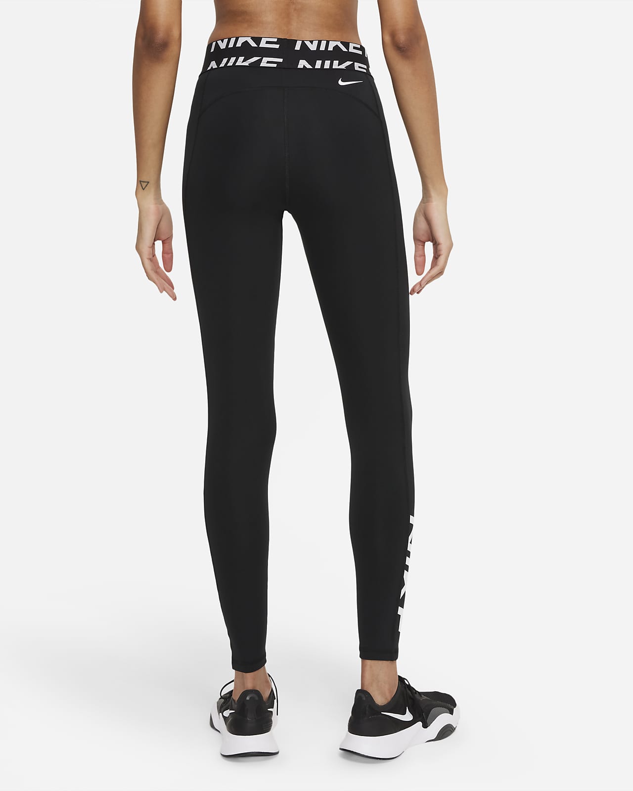 Leggings con gr fico de tiro medio para mujer Nike Pro