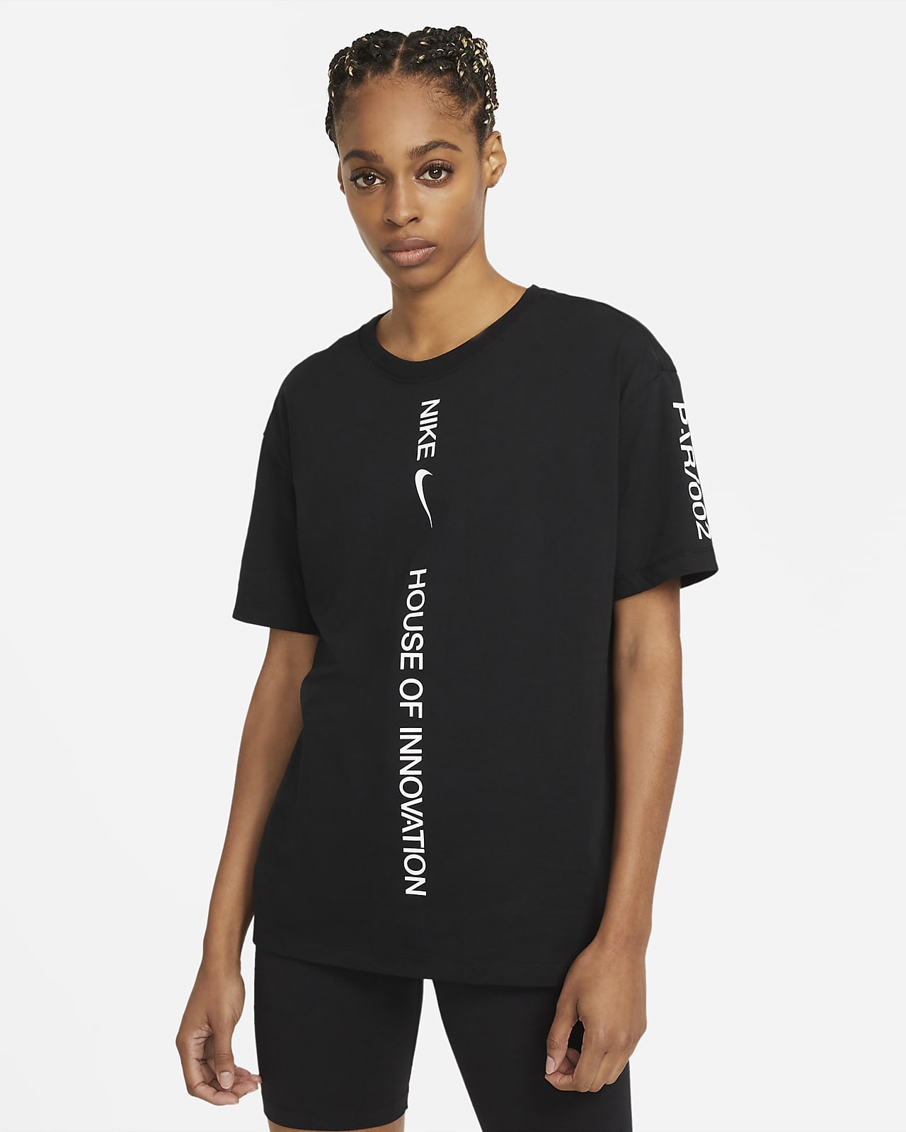 Nike Sportswear House Of Innovation (Paris) Boyfriend T-shirt voor dames.  Nike NL