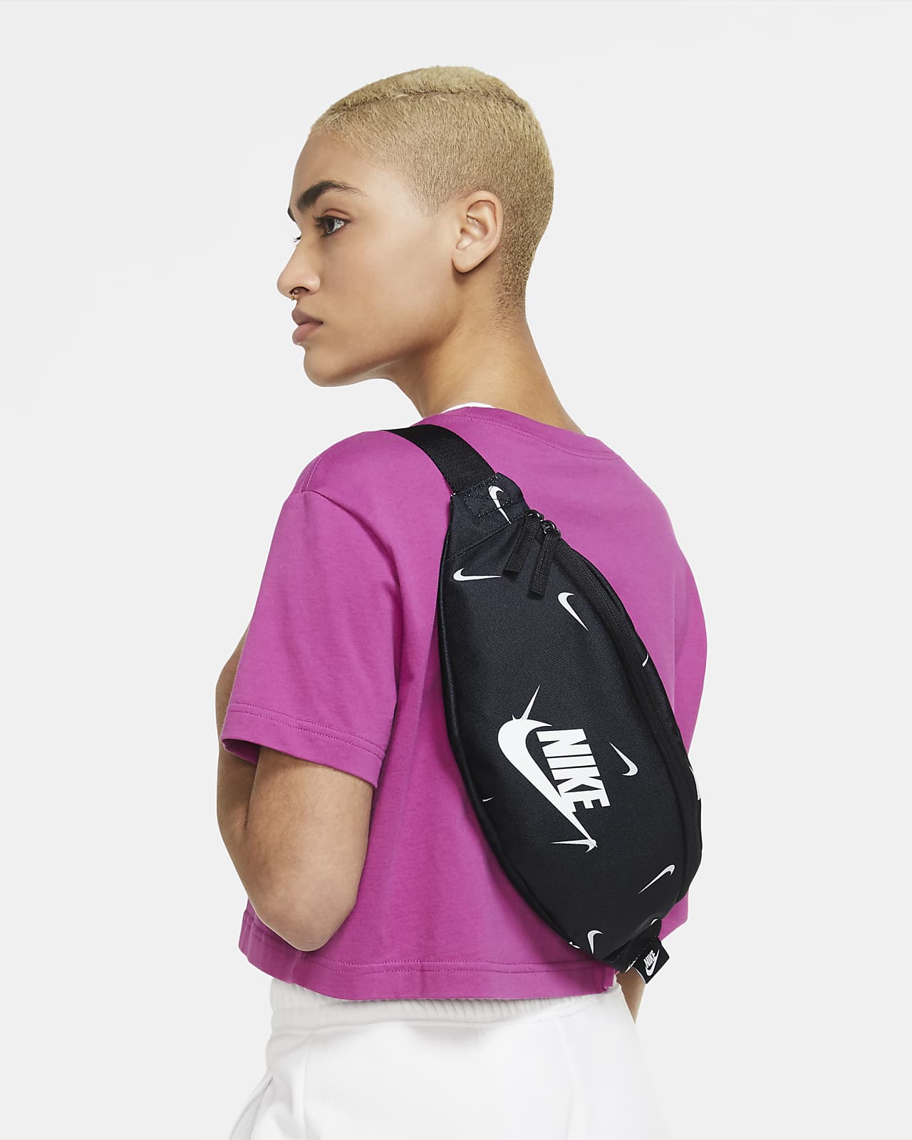 guess black mini backpack