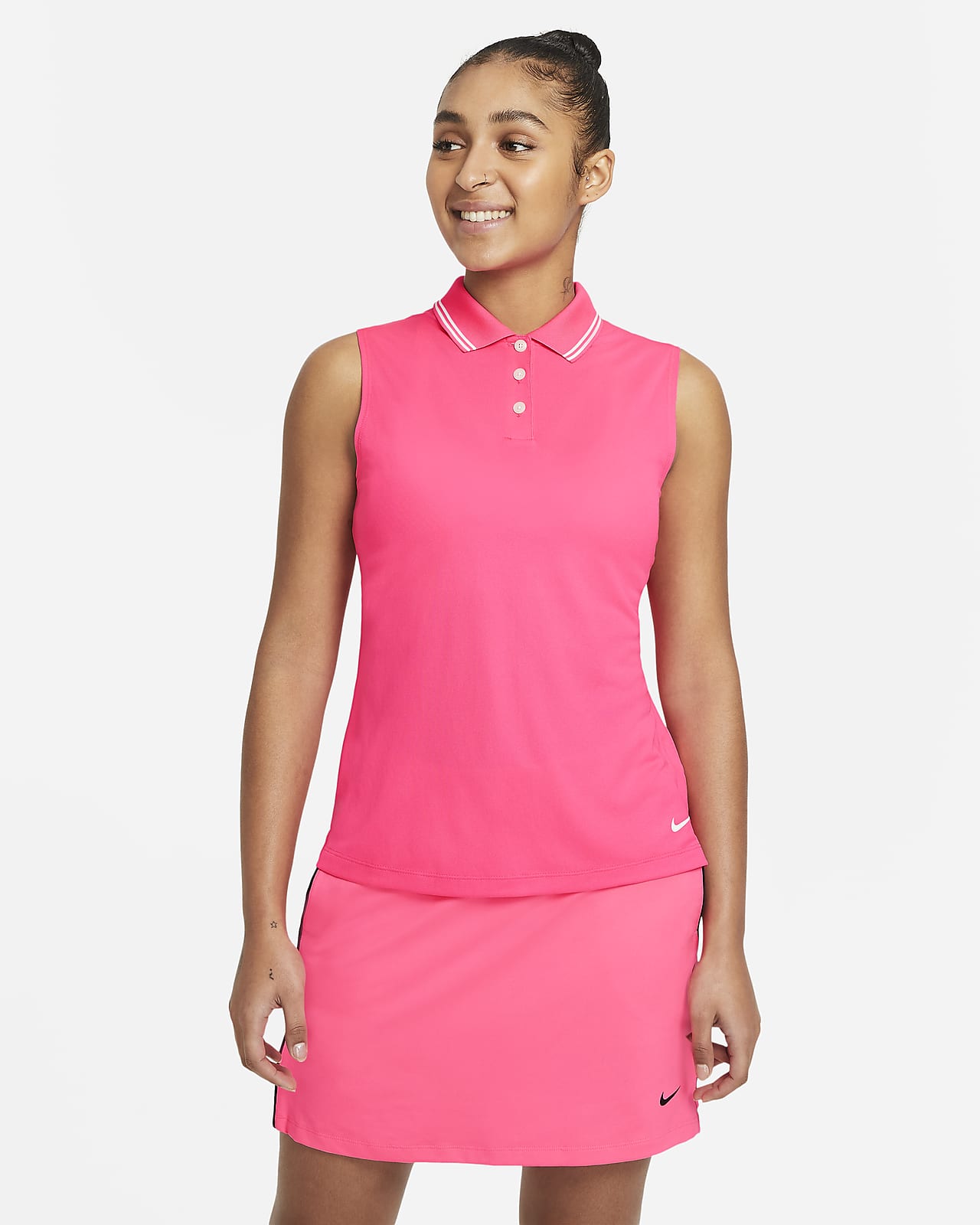 women's golf polo nike dri fit