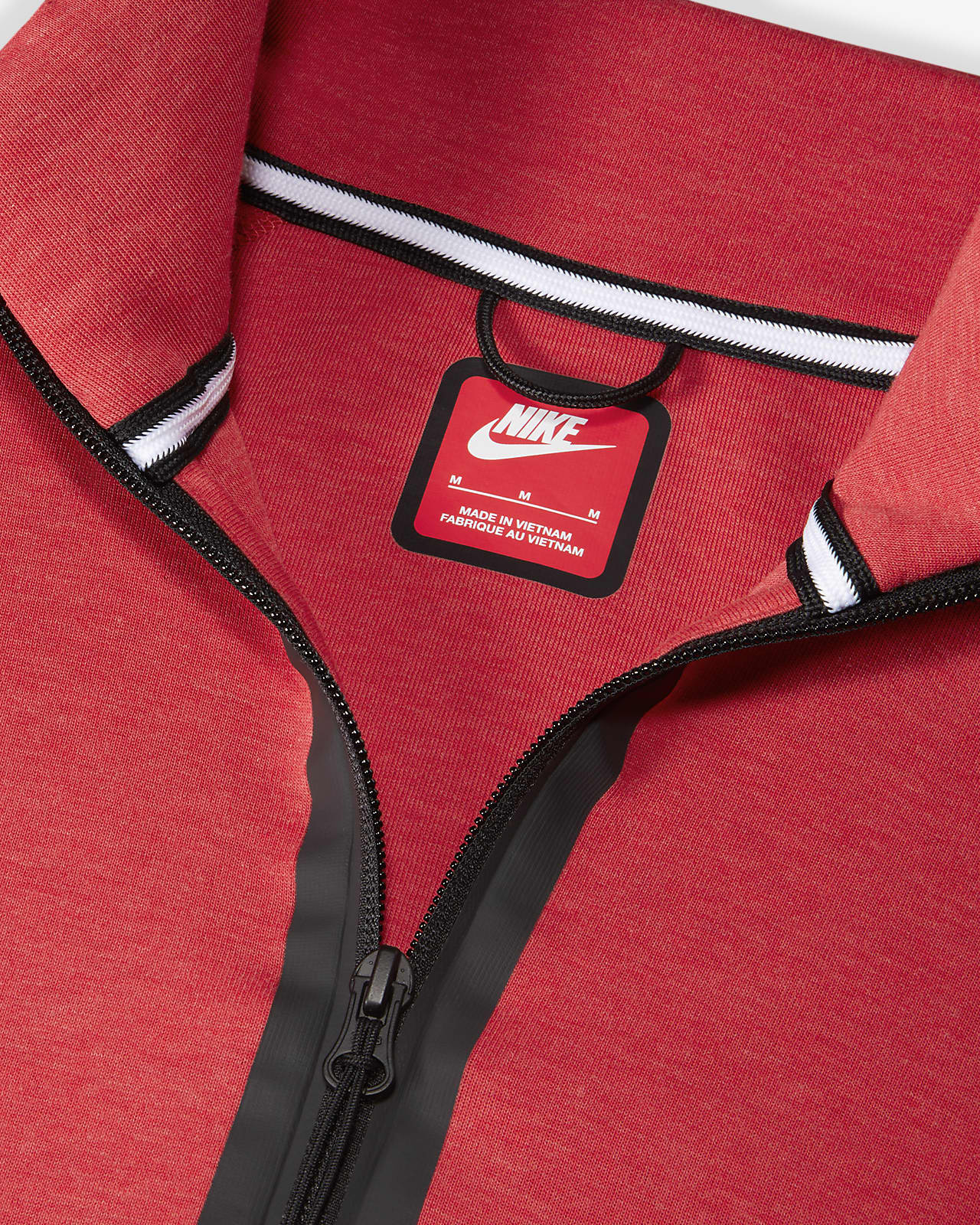 Nike tech best sale fleece red jacket