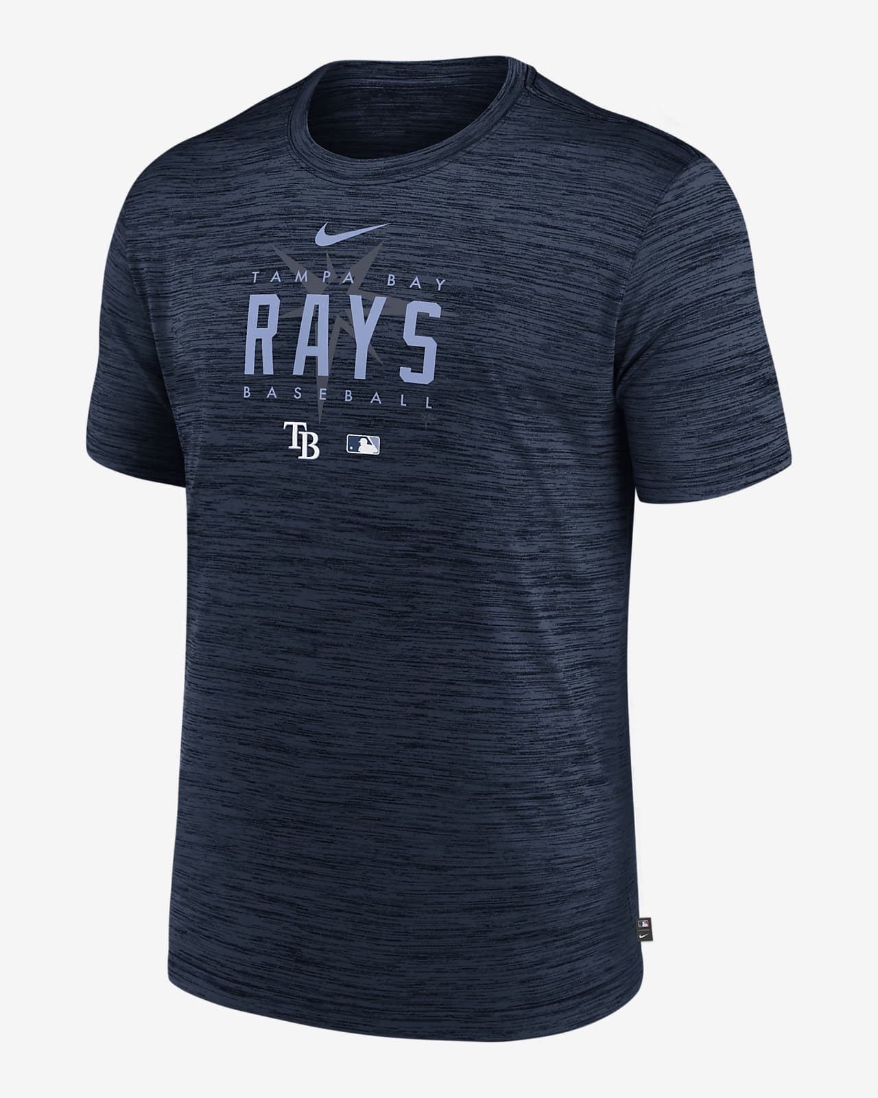 MLB Tampa Bay Rays Women's Short Sleeve Team Color Graphic Tee