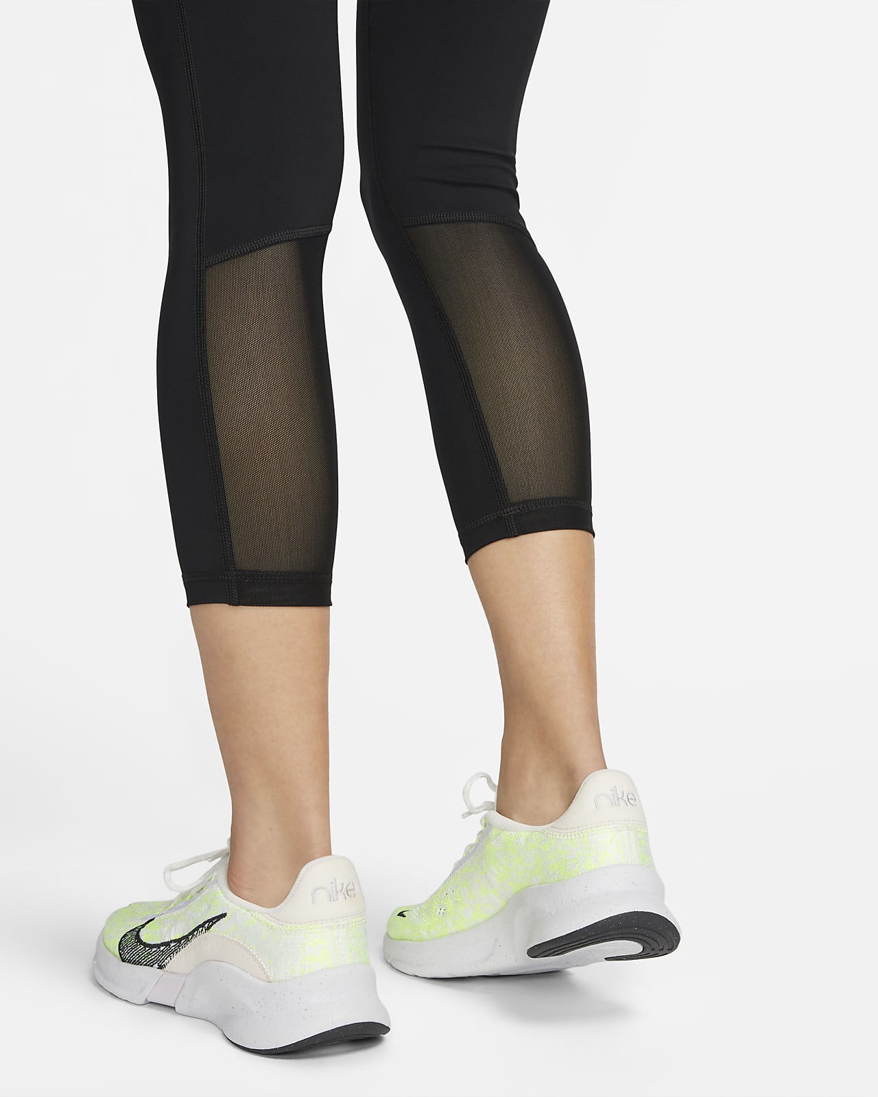 Nike Pro Women's Mid-Rise Cropped Panel Leggings. Nike.com