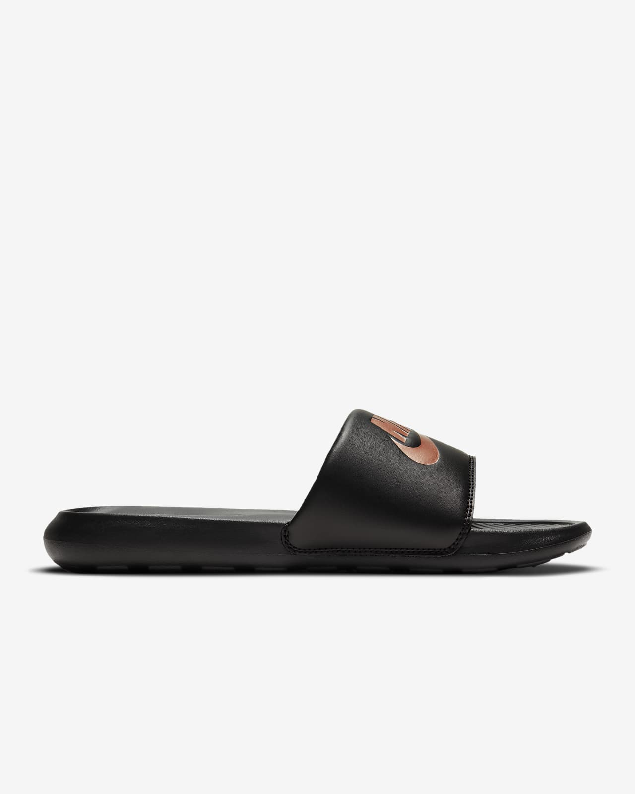 claquette nike femme noir et rose