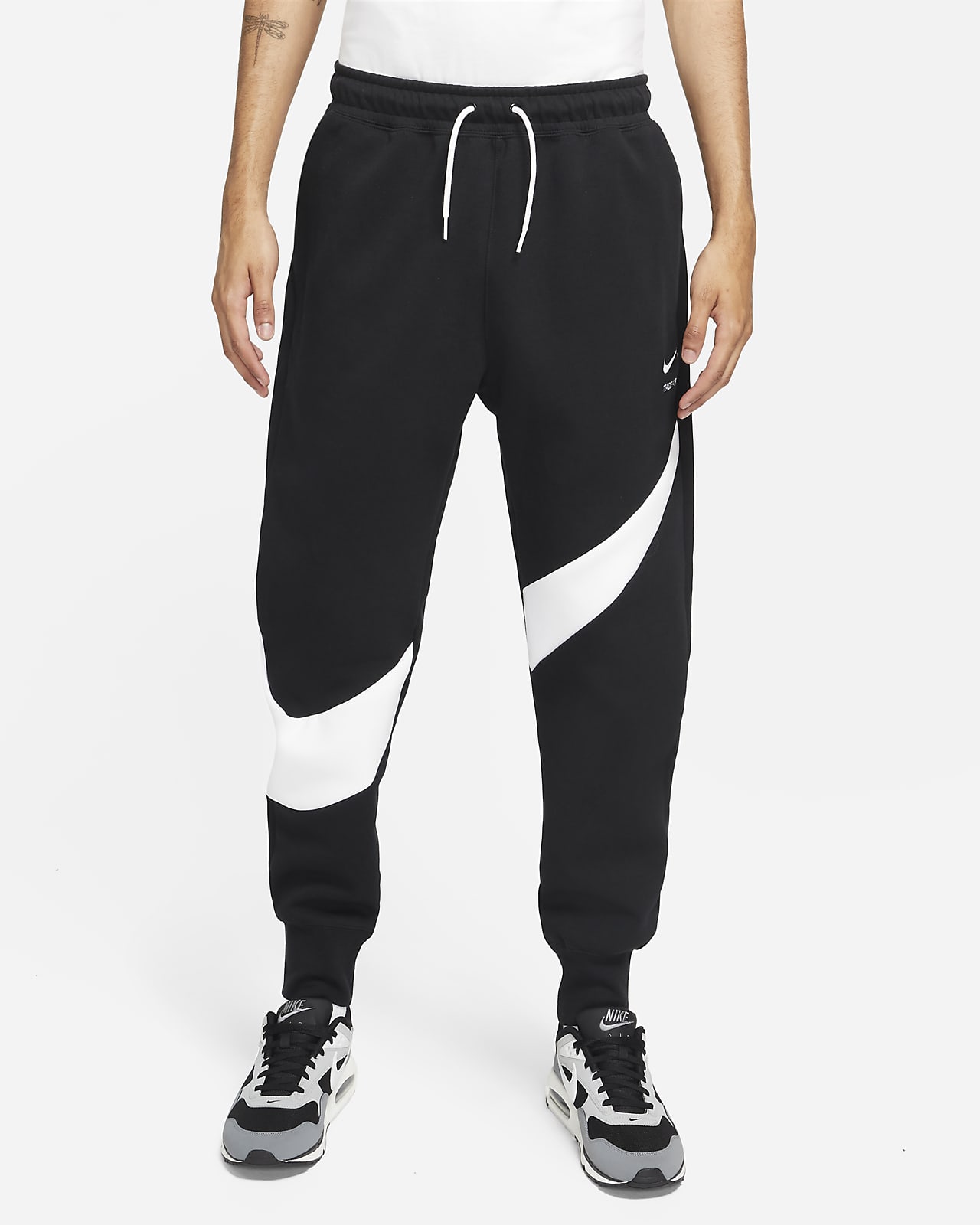 Pantaloni donna nero nike sport con tasche cargo laterali - NIKE - Pavidas