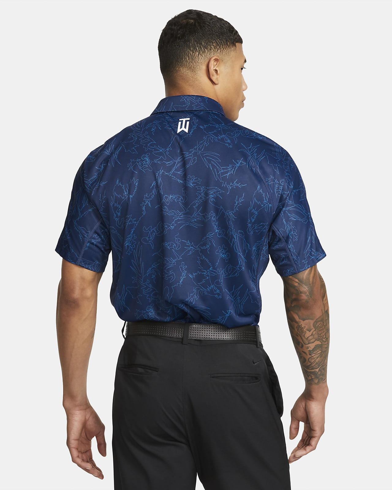 Nike mens Dri-Fit ADV Tiger Woods Golf Polo Shirt