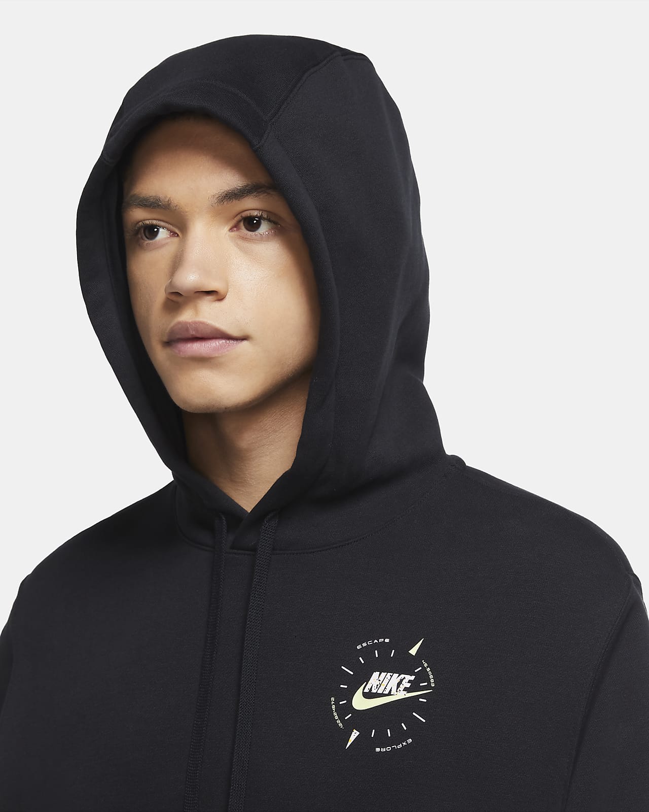 nike club logo hoodie
