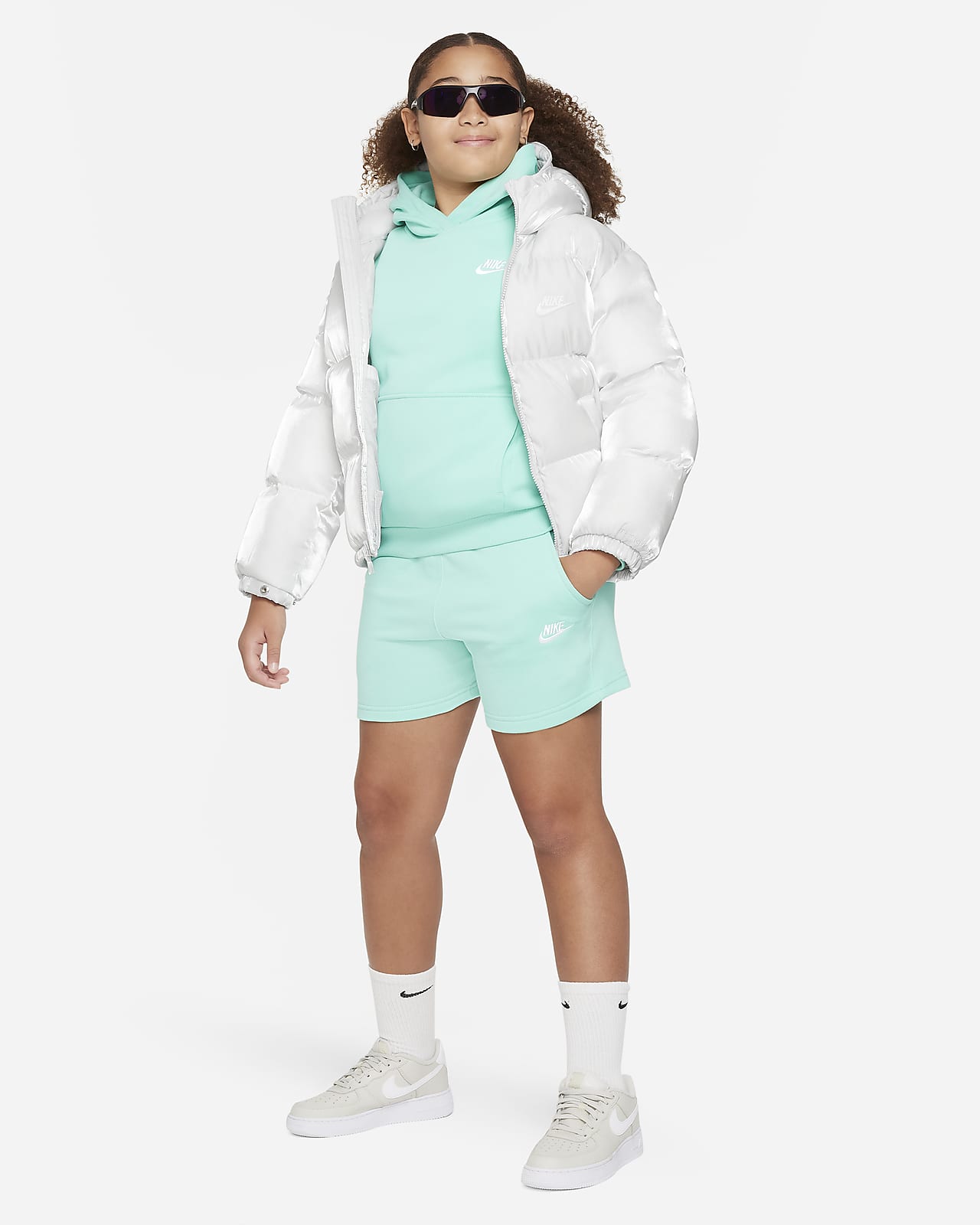 Big and tall hotsell nike fleece shorts