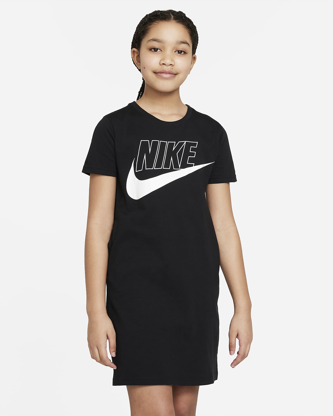 Nike Sportswear T-shirtjurk voor meisjes. Nike BE