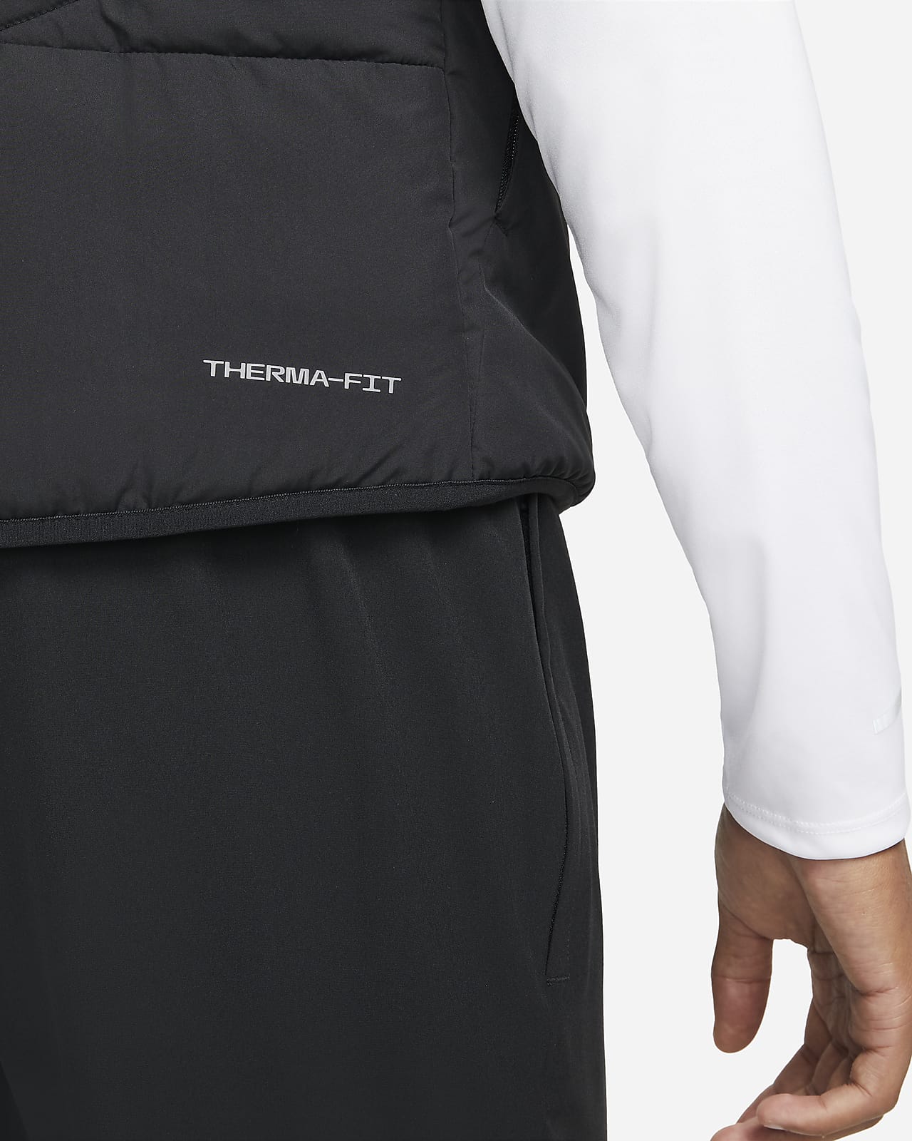 Nike Therma-FIT Repel Hardloopbodywarmer met synthetische vulling voor heren.  Nike NL