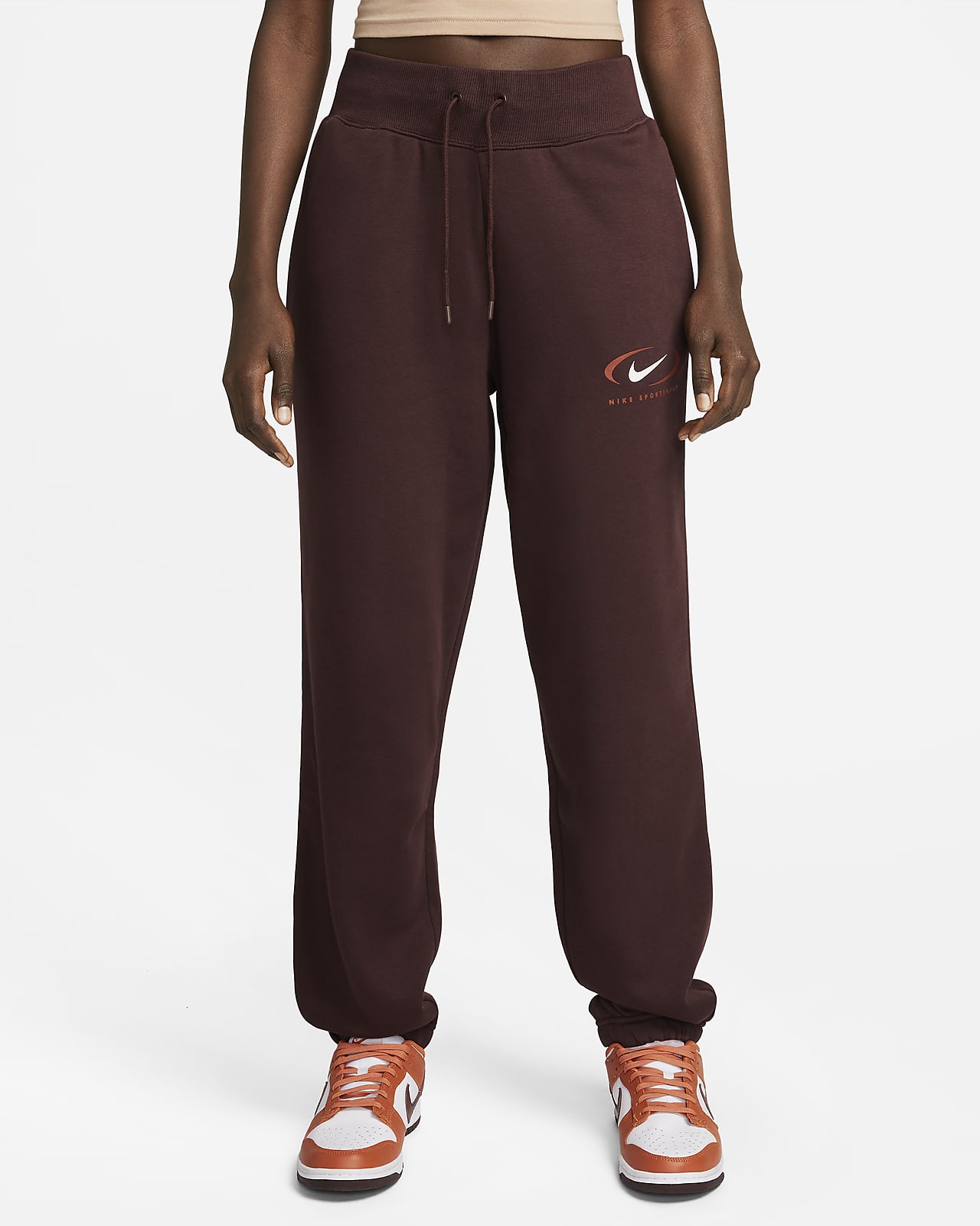 Pantalones nike 2025 mujer marron