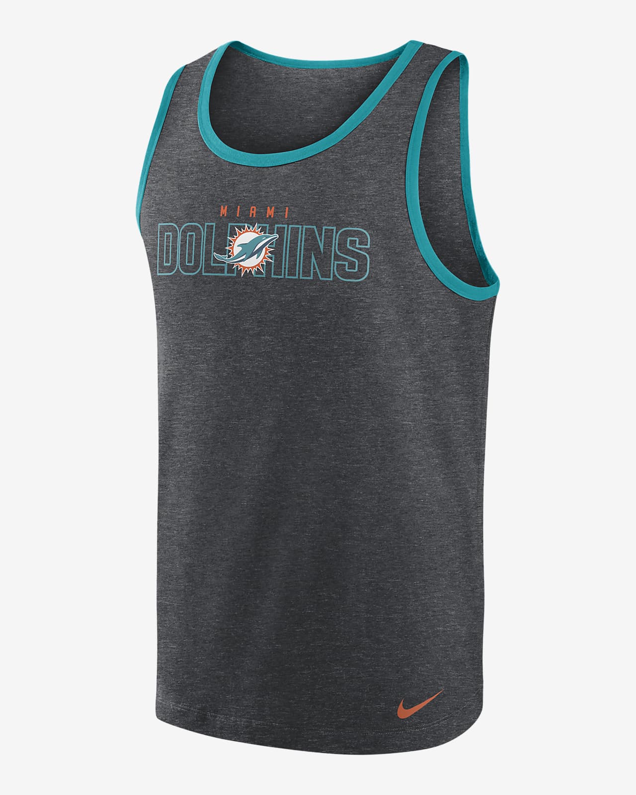 Camiseta de tirantes para hombre Nike Team (NFL Miami Dolphins). Nike.com