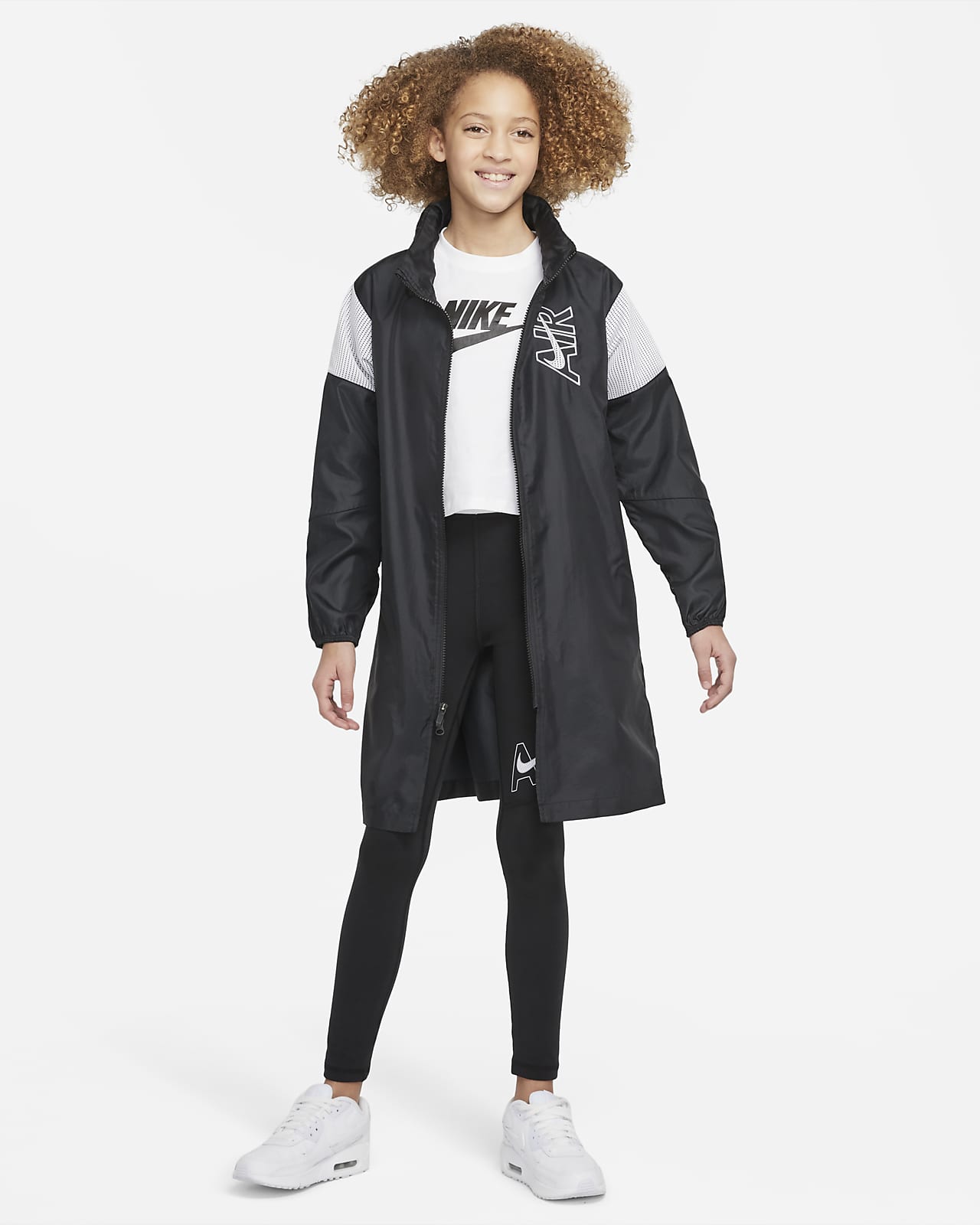 nike air woven hooded jacket