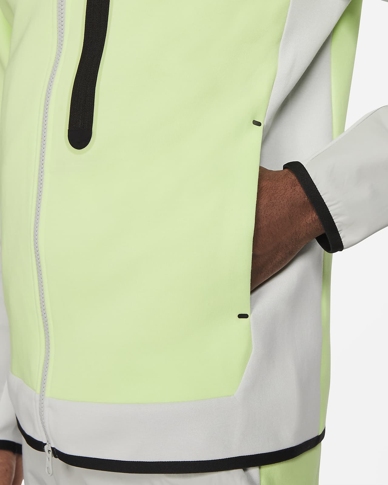 nike sportswear tech fleece green
