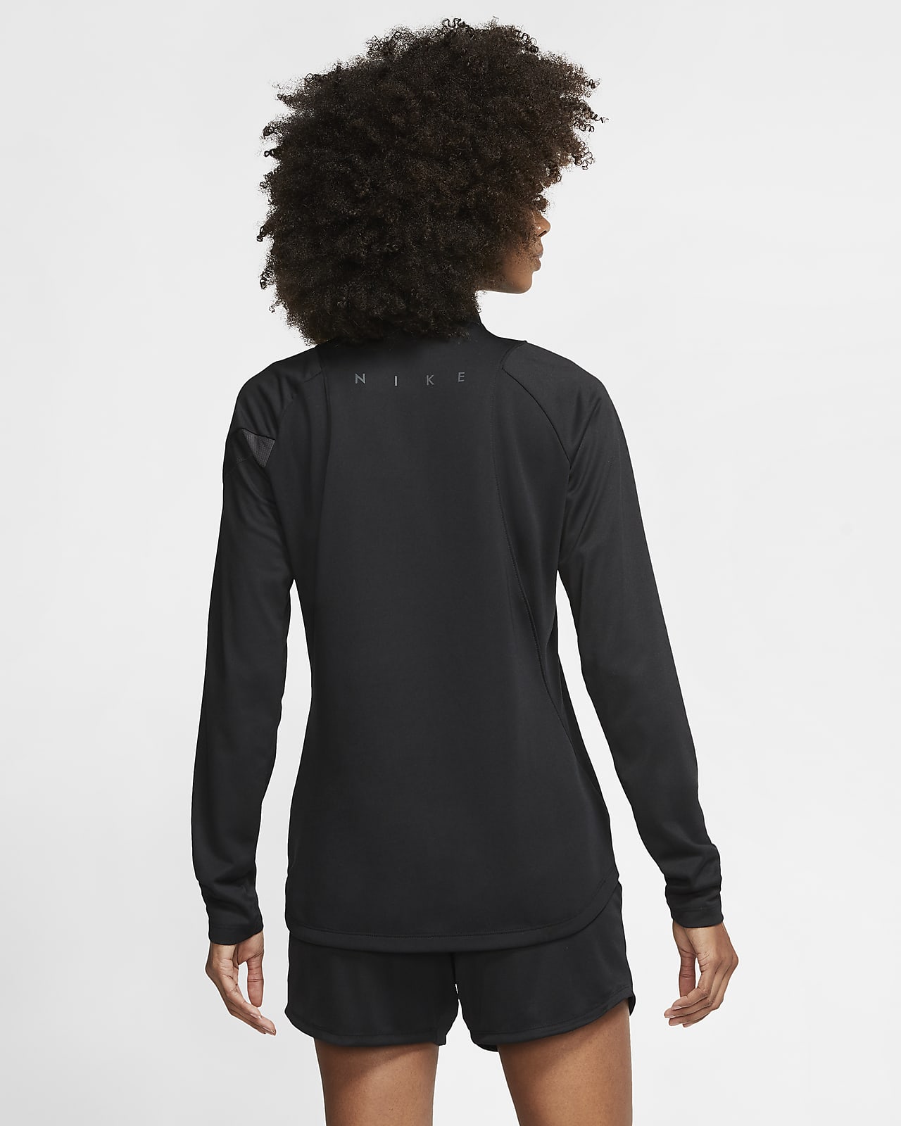 nike academy top black