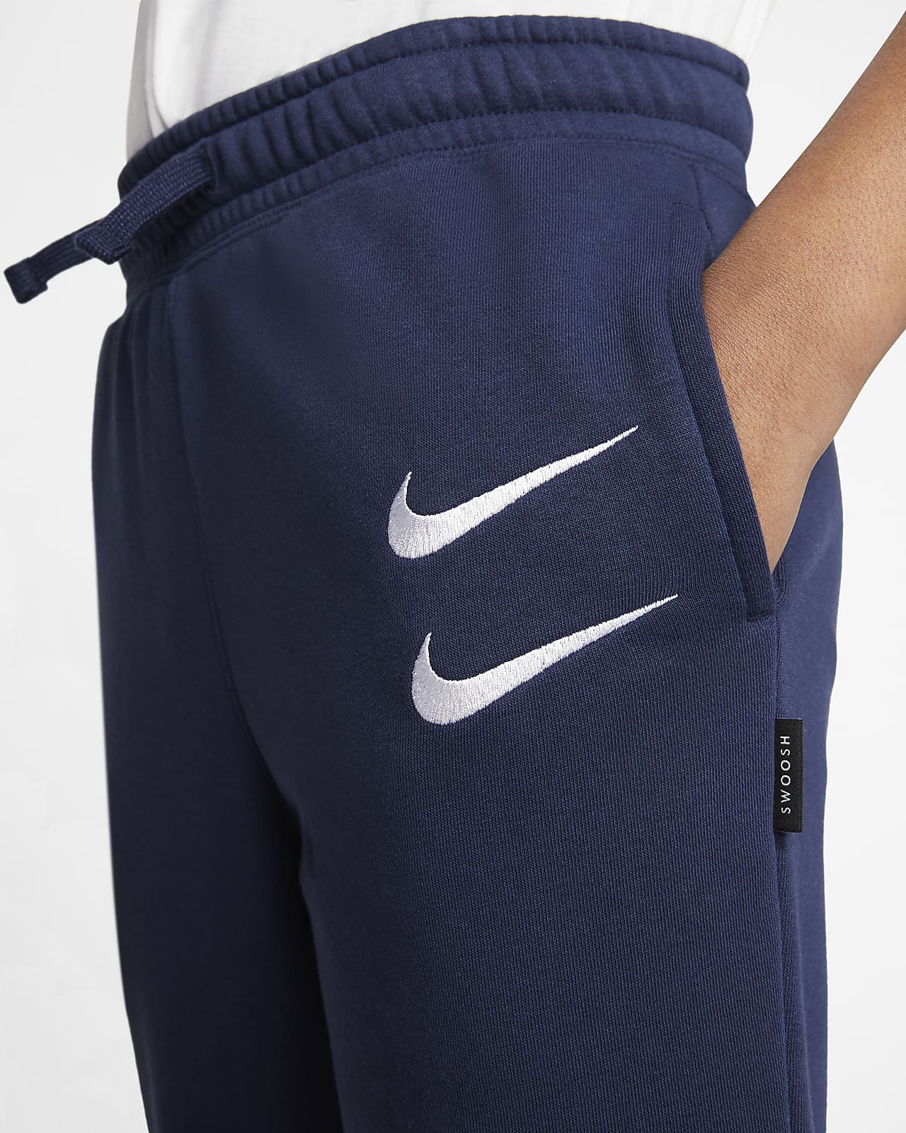 Nike Sportswear Swoosh Older Kids' French Terry Trousers. Nike SK