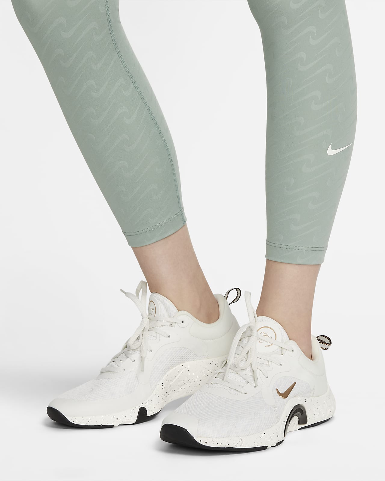 Nike One Women's High-Waisted 7/8 Printed Leggings. Nike CZ