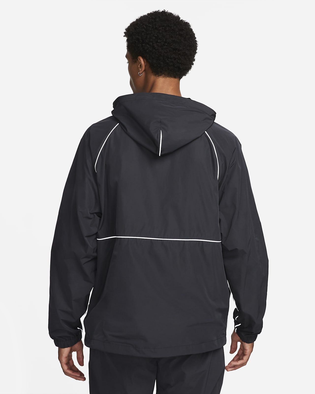Nike Air Men's Full-Zip Hooded Woven Jacket. Nike AE