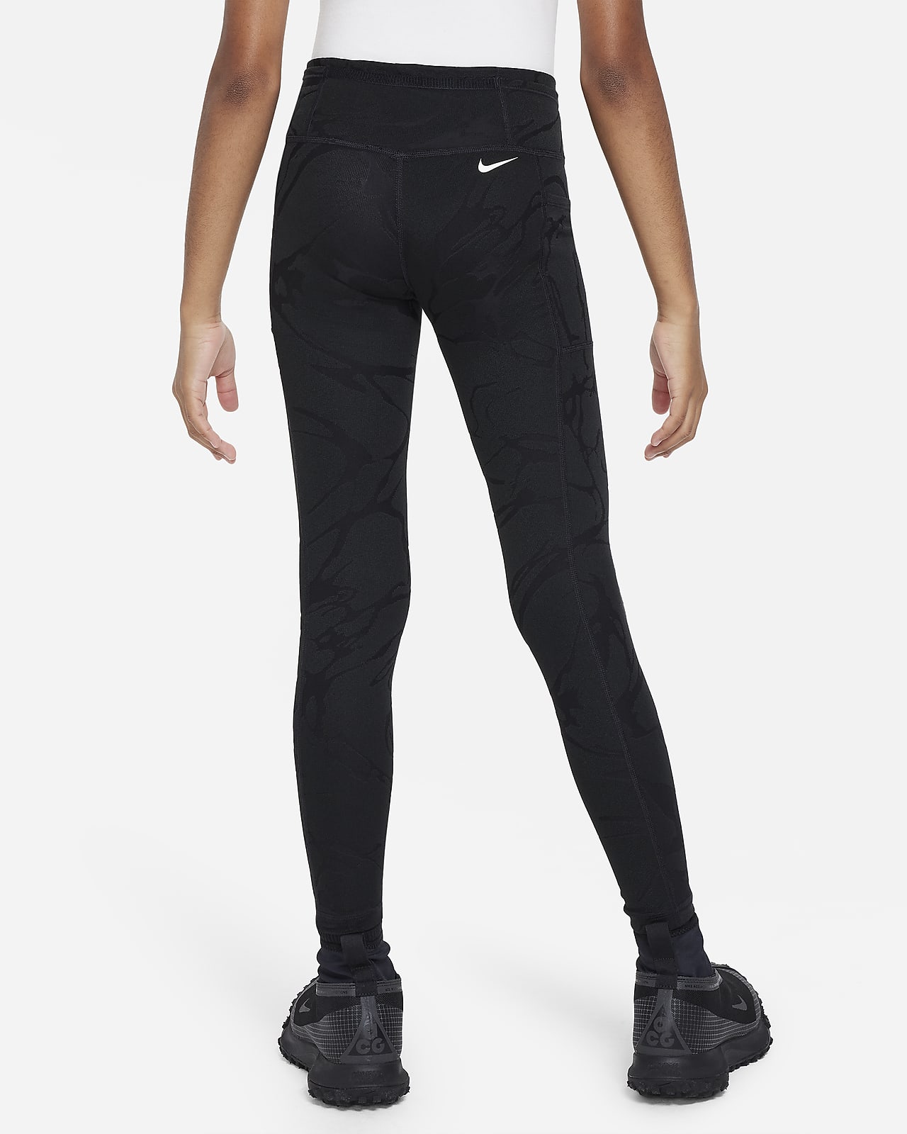 Green Pockets Volleyball Tights & Leggings. Nike CA
