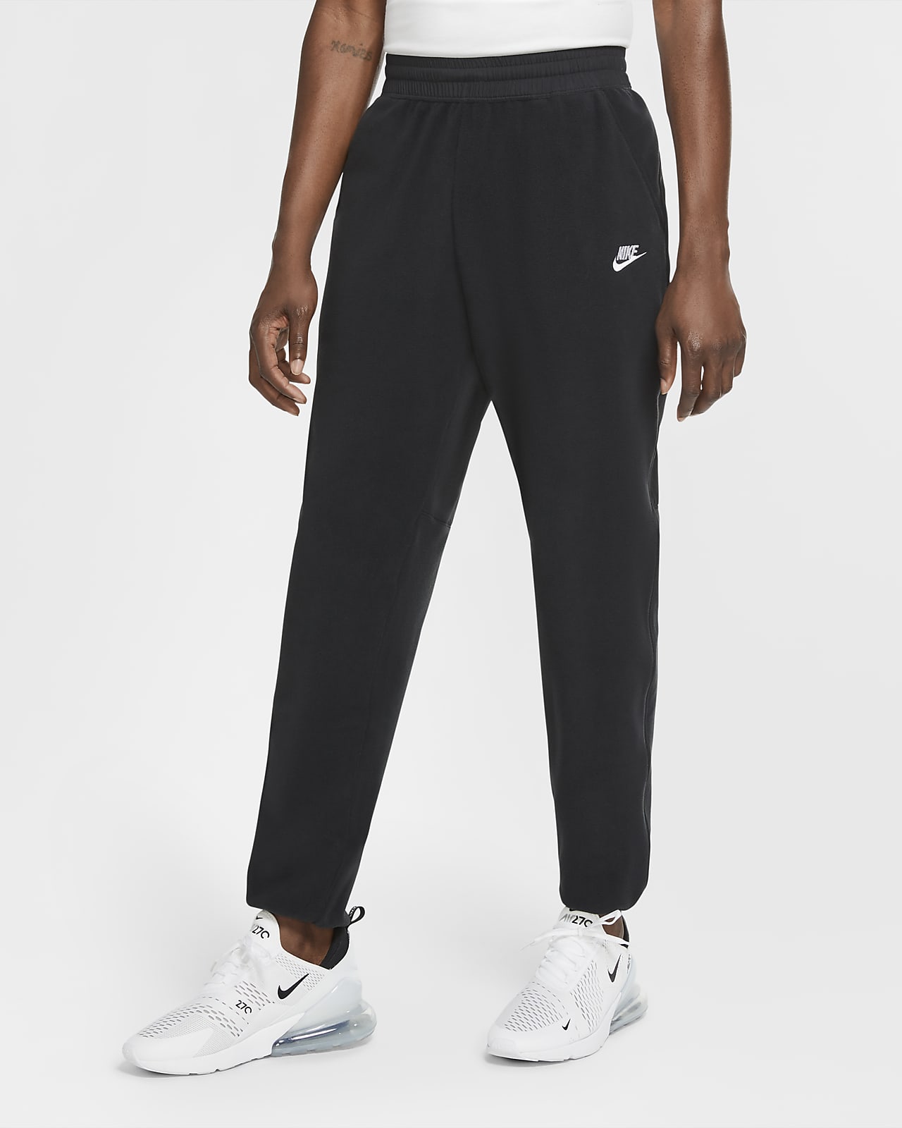 nike men's standard fit fleece trousers