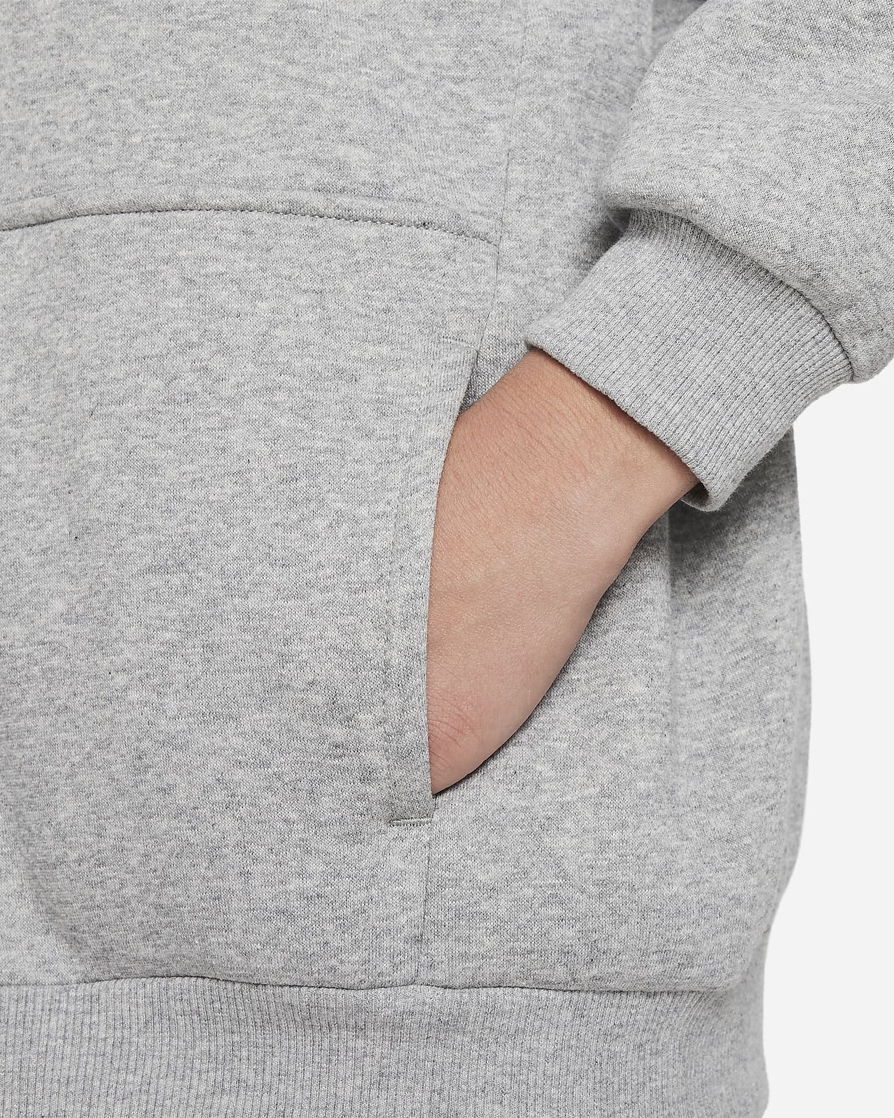 Girls' Nike Sportswear Club Fleece Oversized Full-Zip Hoodie