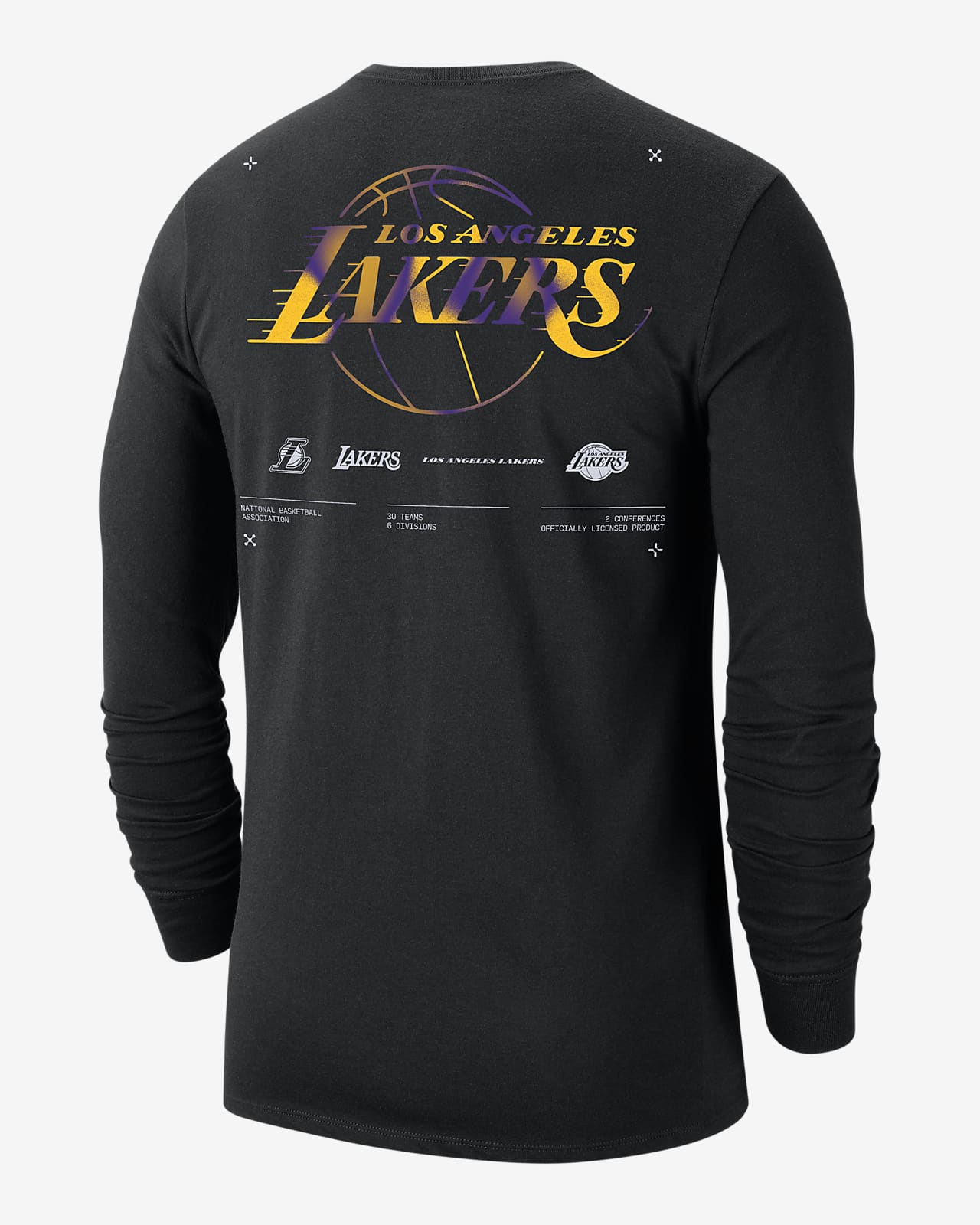 Los Angeles Lakers Men's Nike NBA Long-Sleeve T-Shirt.