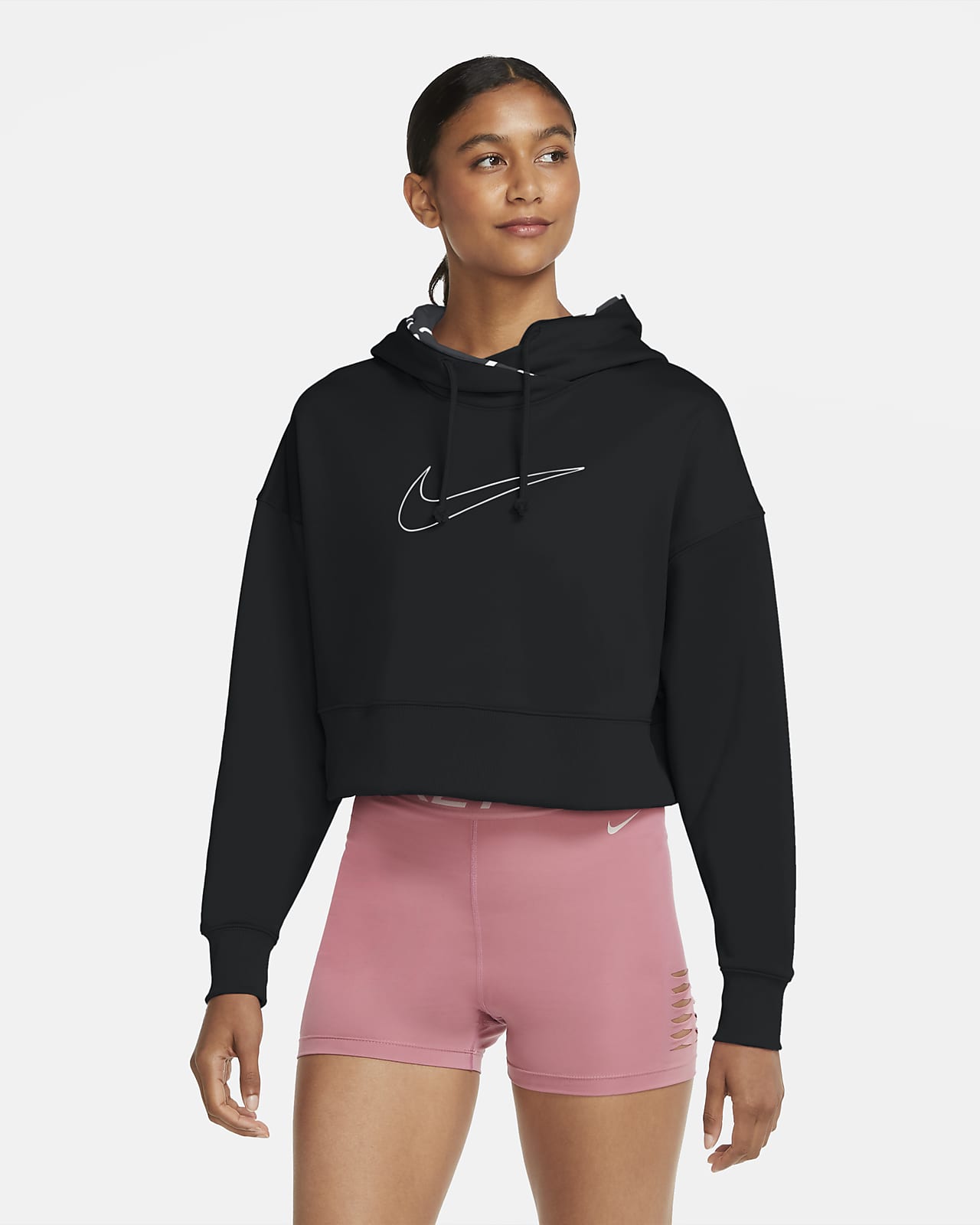 Cropped Pullover Training Hoodie. Nike CZ