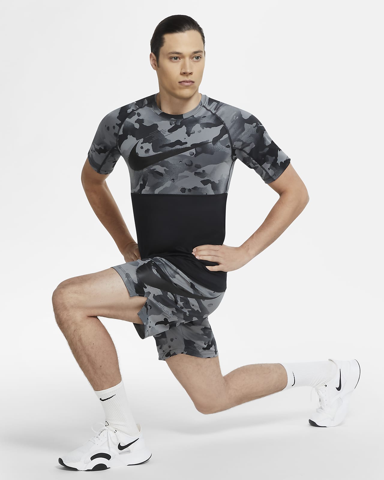 nike camo top mens