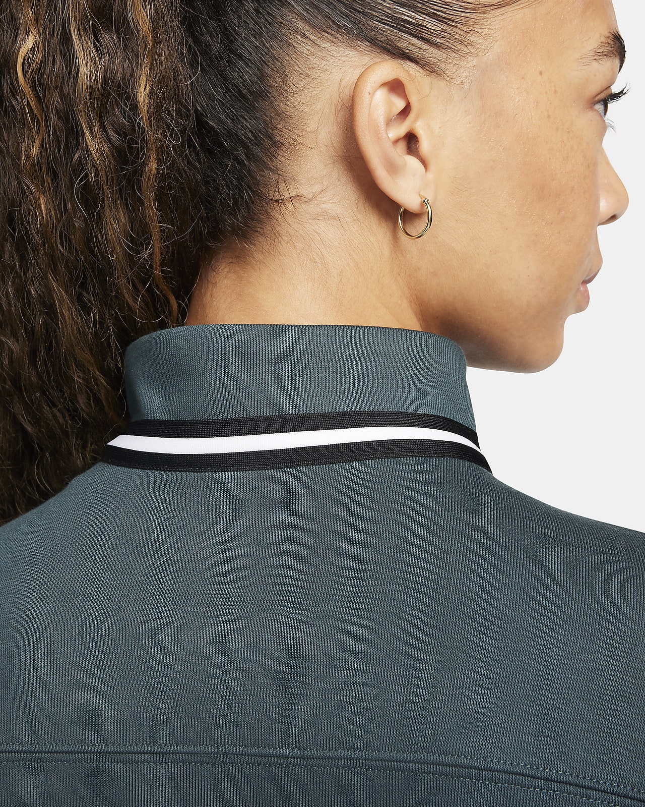 Camisola de t nis em tecido molet o NikeCourt Dri FIT Heritage para mulher