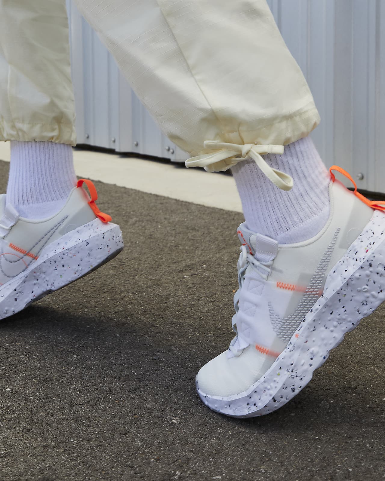 nike crater impact beige