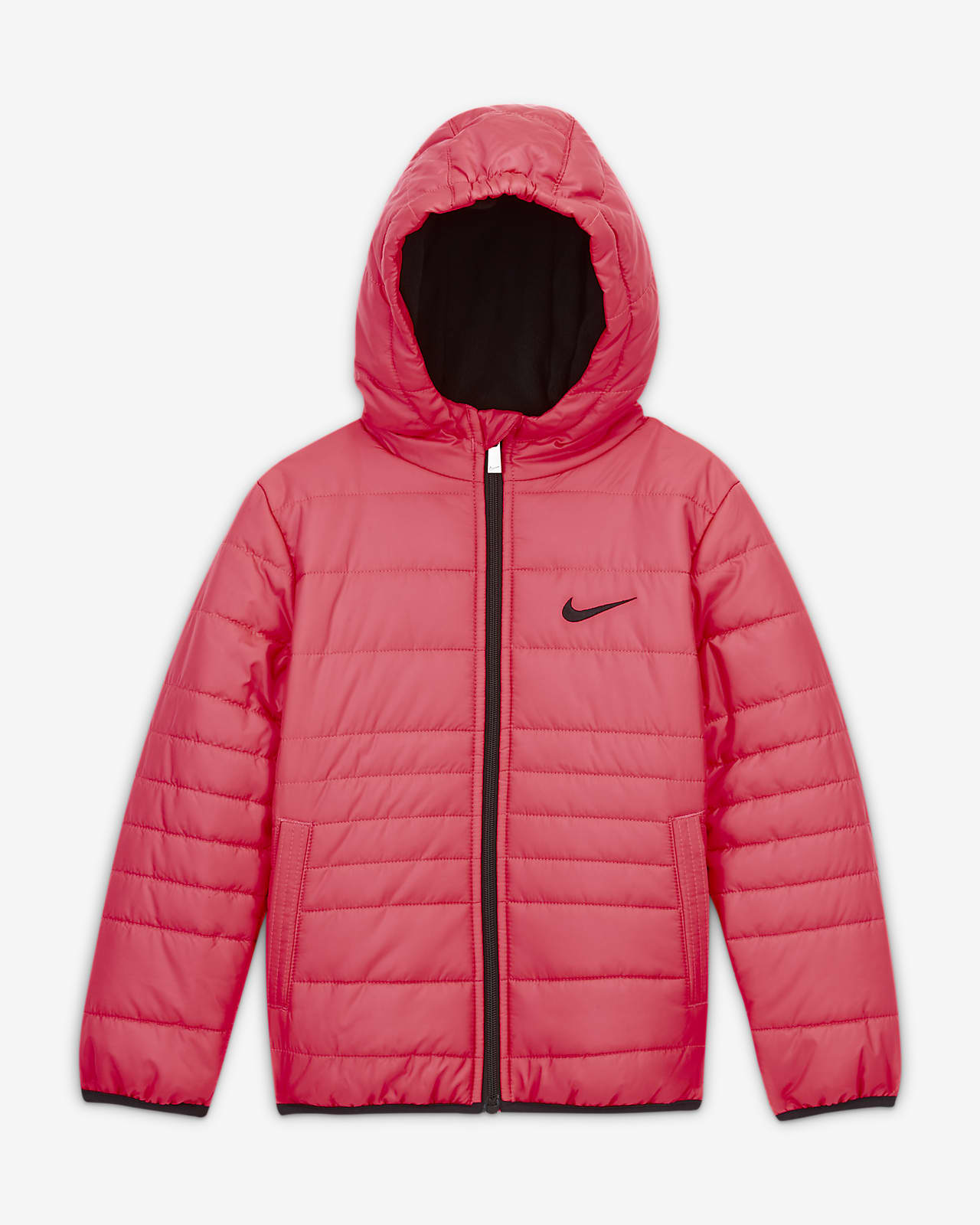 pink puffer jacket nike