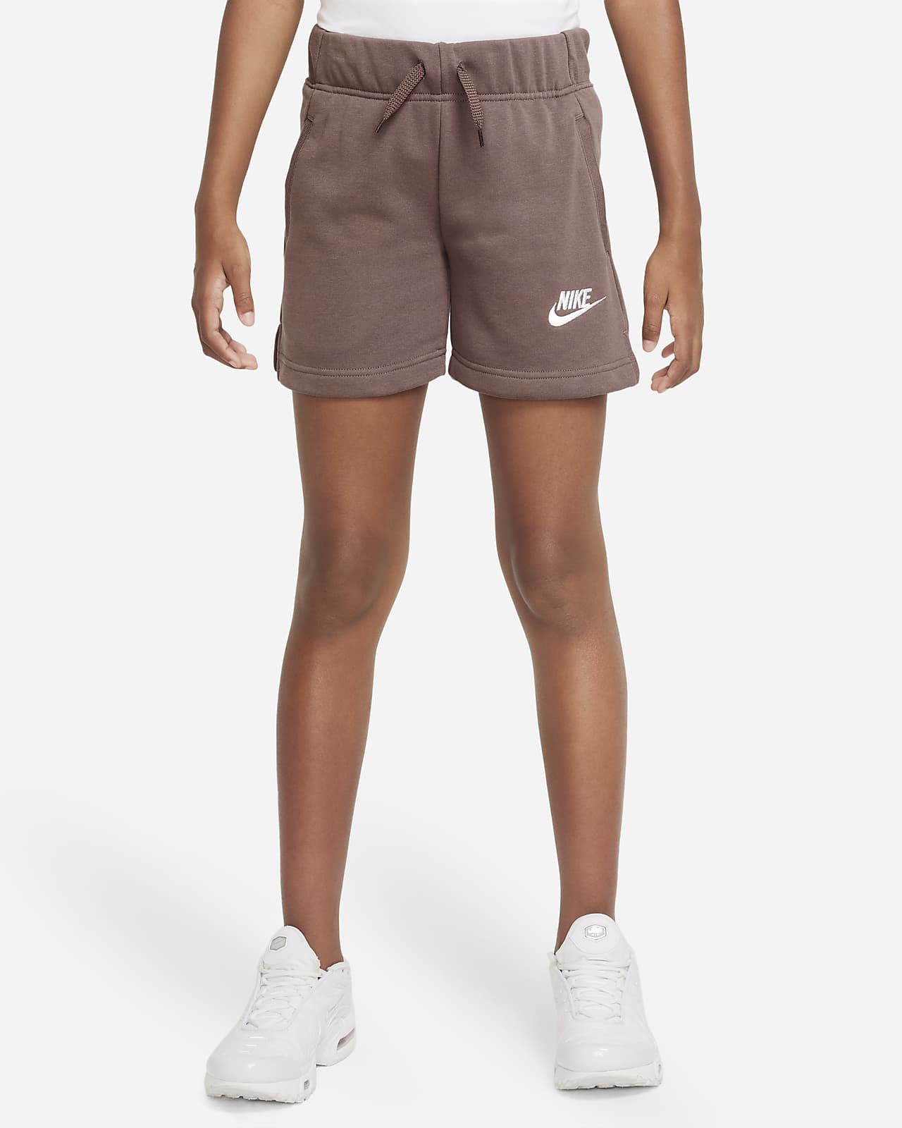 Shorts de French Terry para niña talla grande Nike Sportswear Club