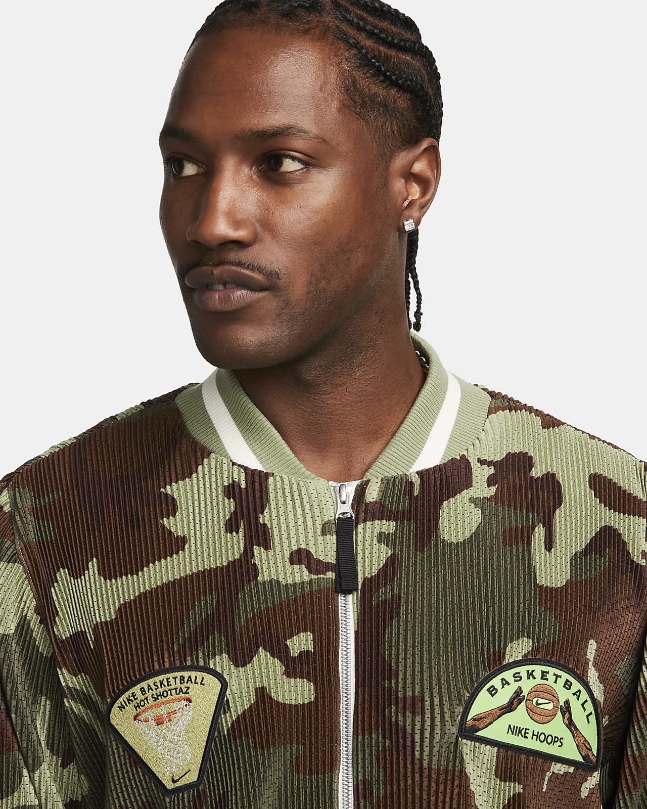 Nike dri best sale fit camo jacket