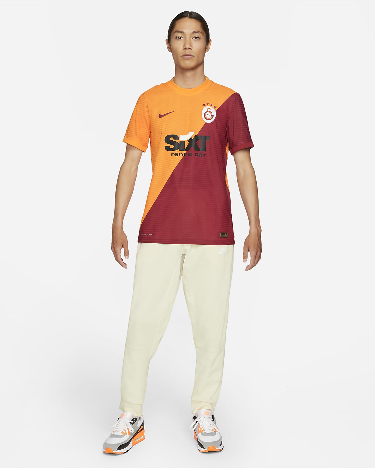 Galatasaray 2021/22 Match Home Men's Nike Dri-FIT ADV Football Shirt. Nike  GB