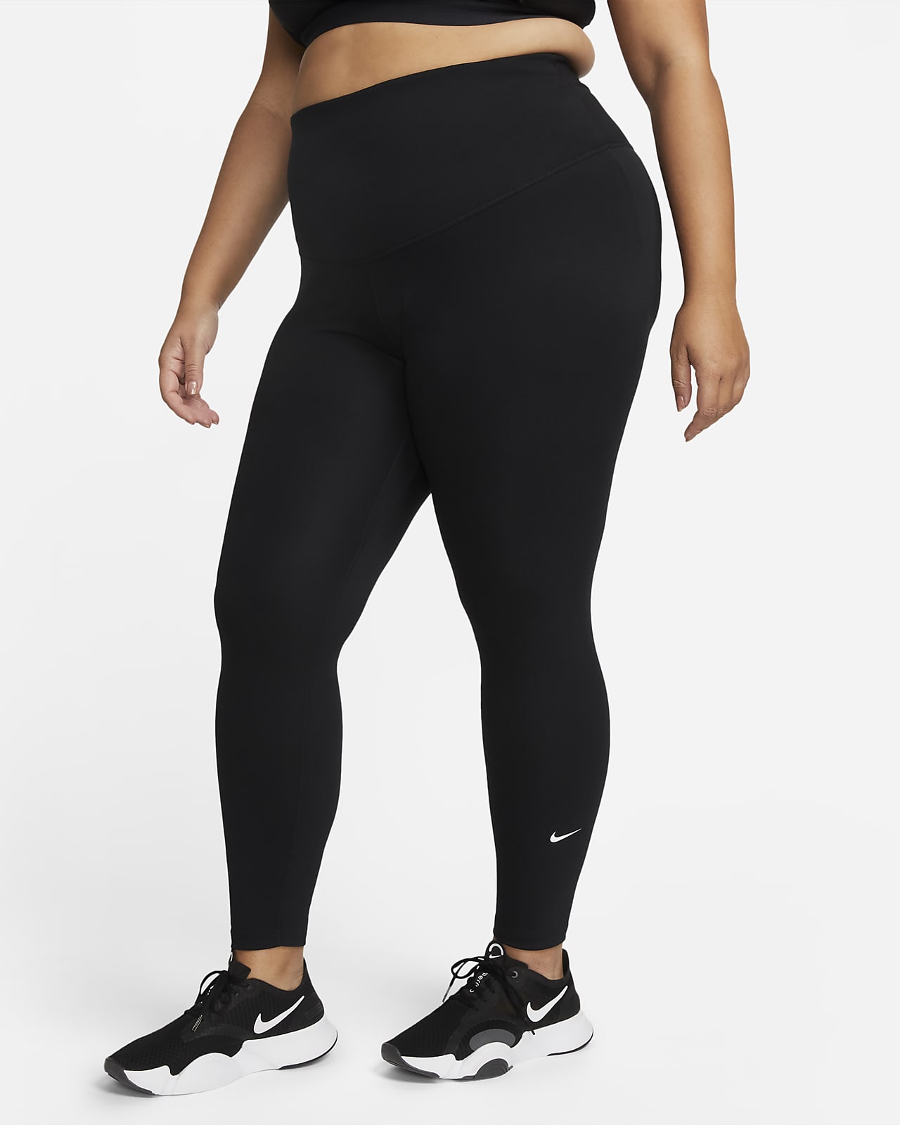 Damskie legginsy z wysokim stanem Nike One (duże rozmiary)